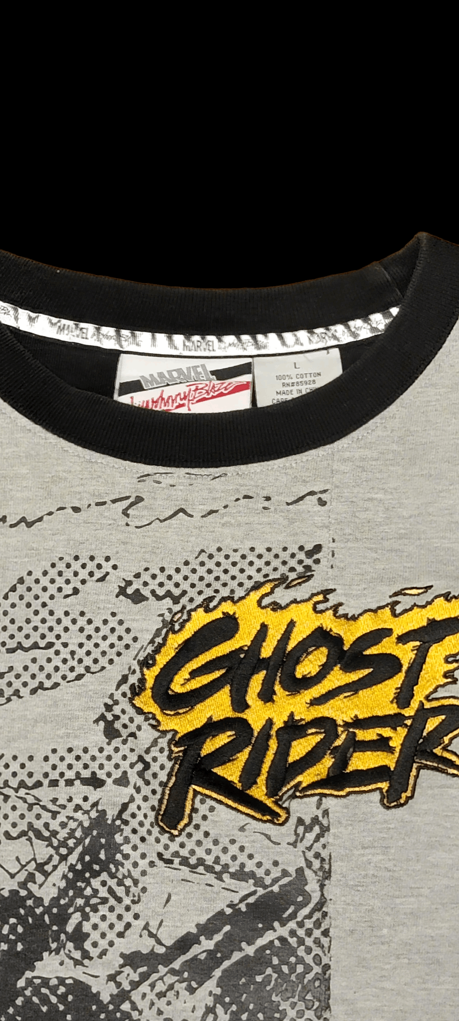 HUF x Marvel Ghost Rider Long Sleeve Pullover Shirt Size L