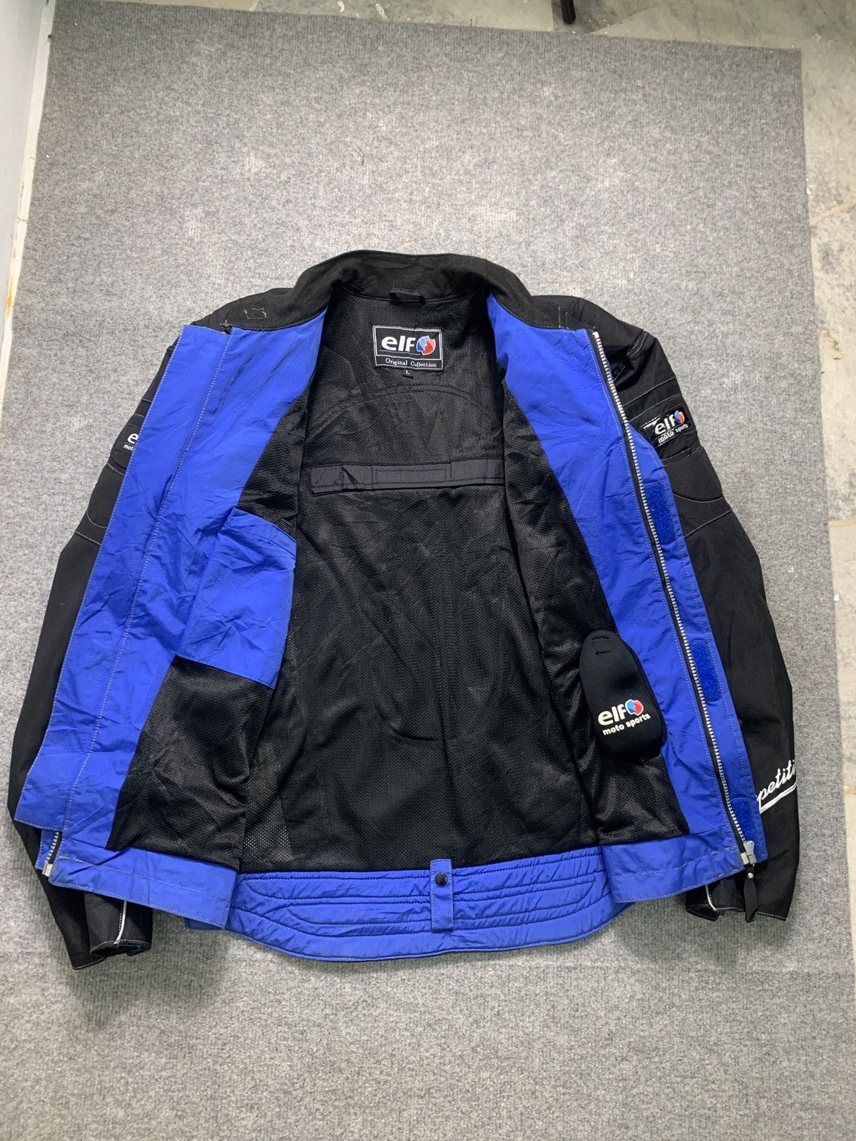 Vintage Vintage Elf Moto Sports Racing Embroidered Big Logo Jacket Size US L / EU 52-54 / 3 - 9 Thumbnail
