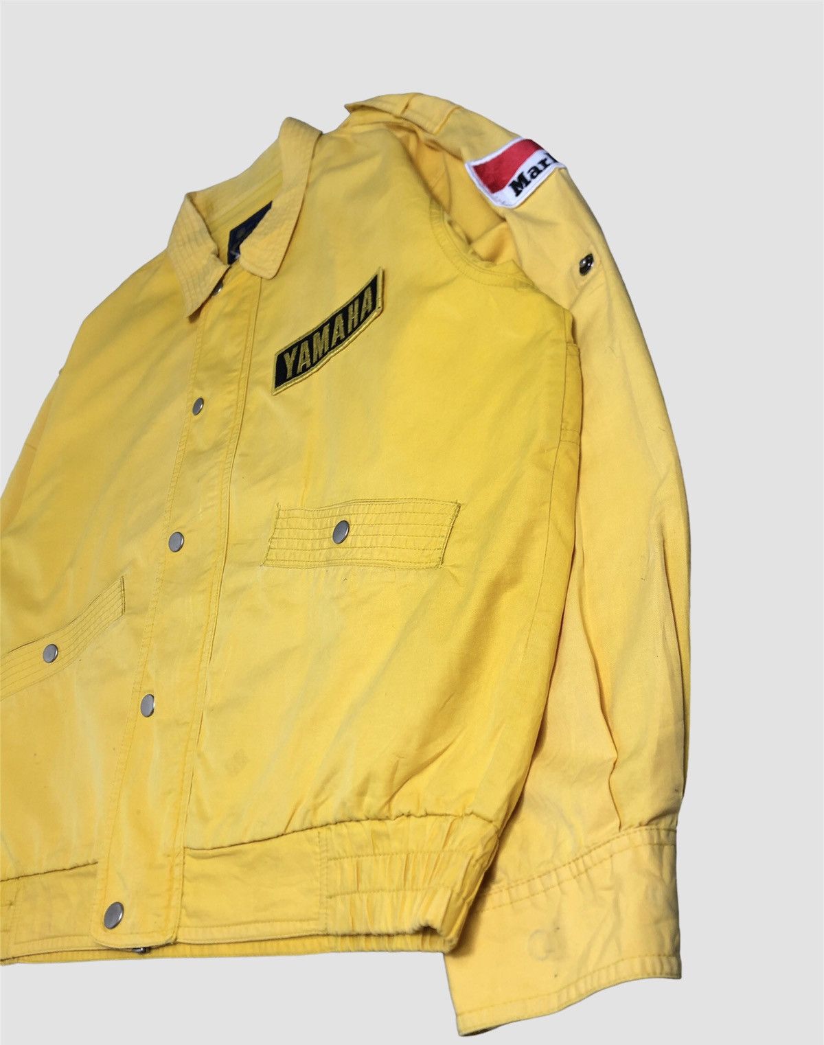 Japanese Brand × Yamaha Vintage 90s Yamaha x Marlboro Patchwork Jacket Size US L / EU 52-54 / 3 - 2 Thumbnail