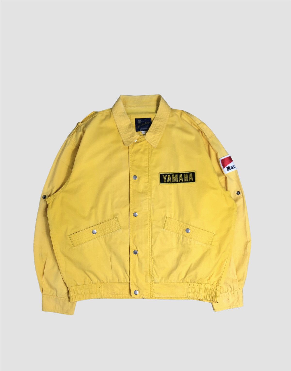 Japanese Brand × Yamaha Vintage 90s Yamaha x Marlboro Patchwork Jacket Size US L / EU 52-54 / 3 - 1 Thumbnail