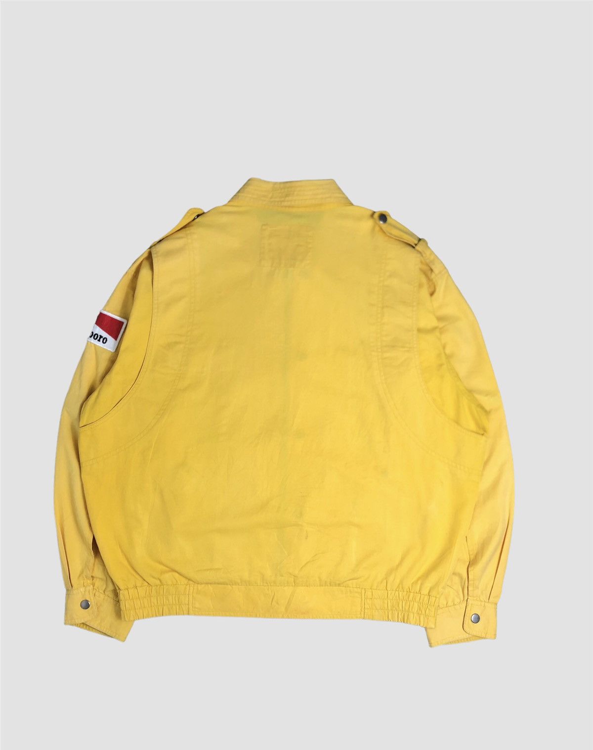 Japanese Brand × Yamaha Vintage 90s Yamaha x Marlboro Patchwork Jacket Size US L / EU 52-54 / 3 - 13 Thumbnail