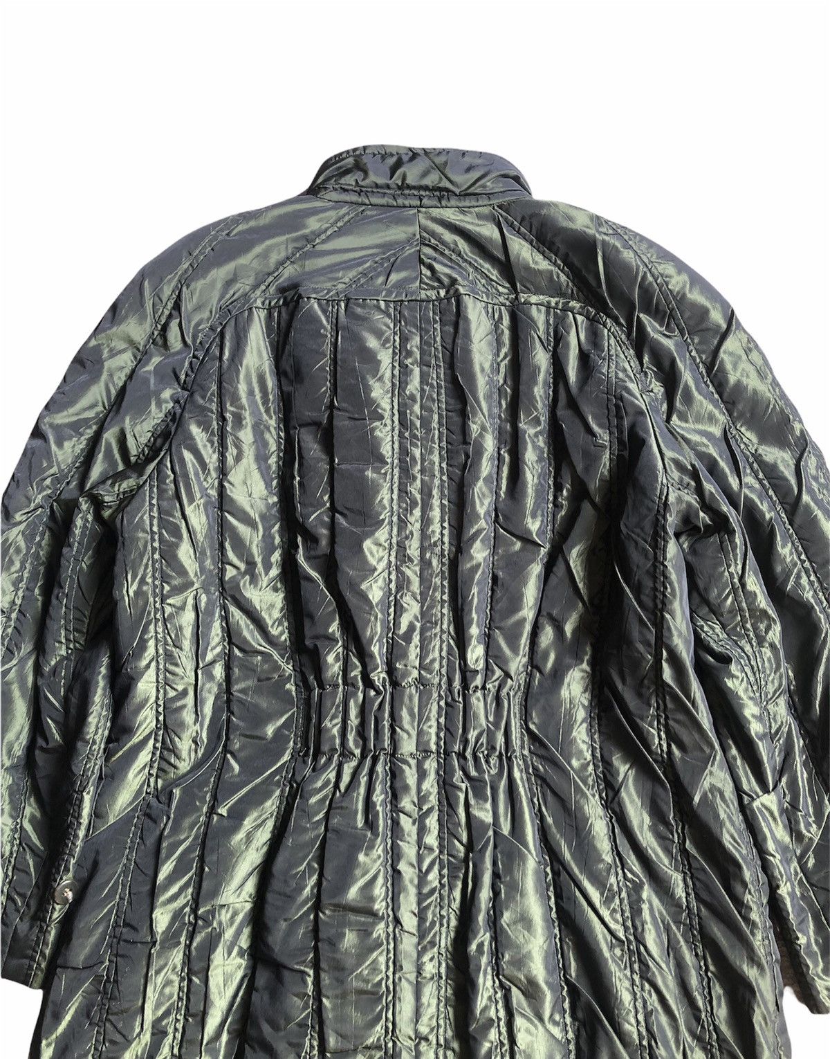 Japanese Brand × Vintage Vintage Gio Vaguelette Emerald Green Trench Coat Size M / US 6-8 / IT 42-44 - 8 Thumbnail