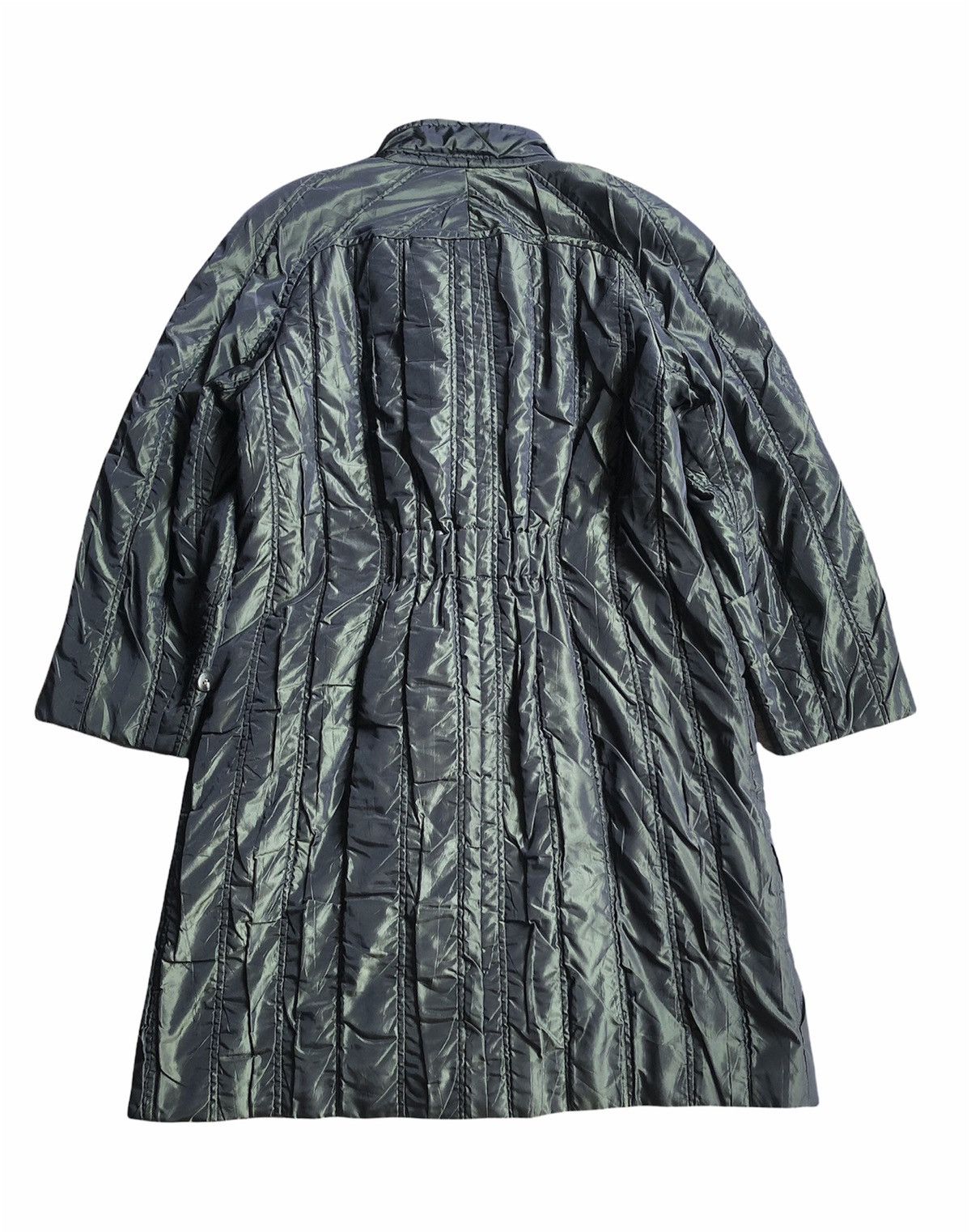 Japanese Brand × Vintage Vintage Gio Vaguelette Emerald Green Trench Coat Size M / US 6-8 / IT 42-44 - 7 Thumbnail