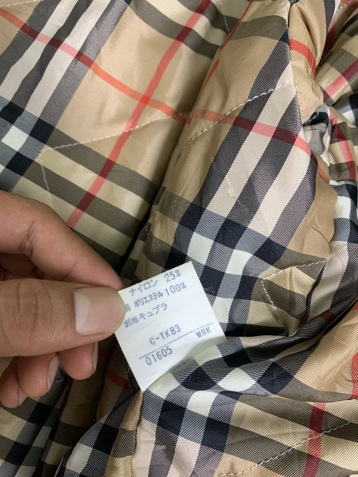 Burberry × Vintage Vintage Burberry Nova Check Coat Size US L / EU 52-54 / 3 - 8 Thumbnail