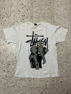 Pre-owned Stussy Rick Owens World Tour Tee Shirt￼ In White