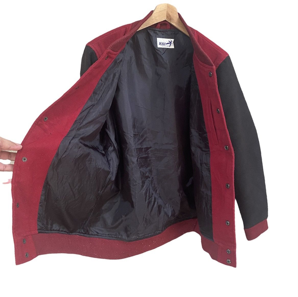 Hai Sporting Gear × Issey Miyake Issey miyake Hai sporting gear embroidered varsity jacket Size US S / EU 44-46 / 1 - 5 Thumbnail