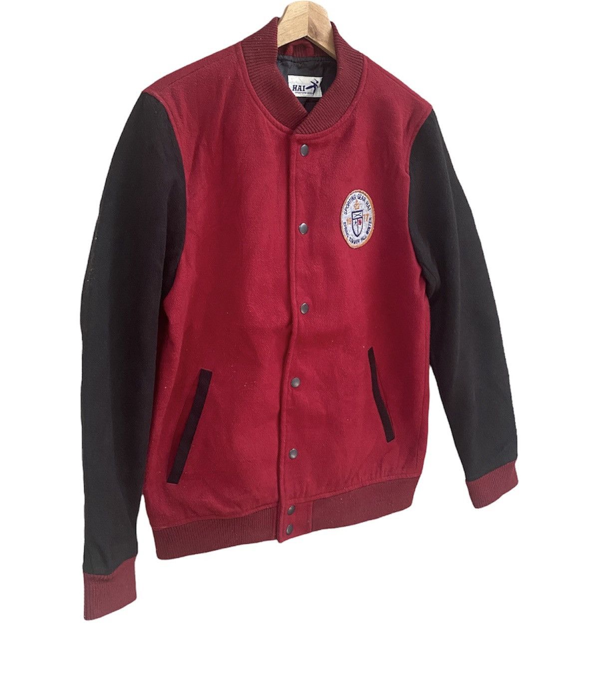 HAI SPORTING GEAR / Red Wool Blouson HAI Sporting Gear Wool Plaid