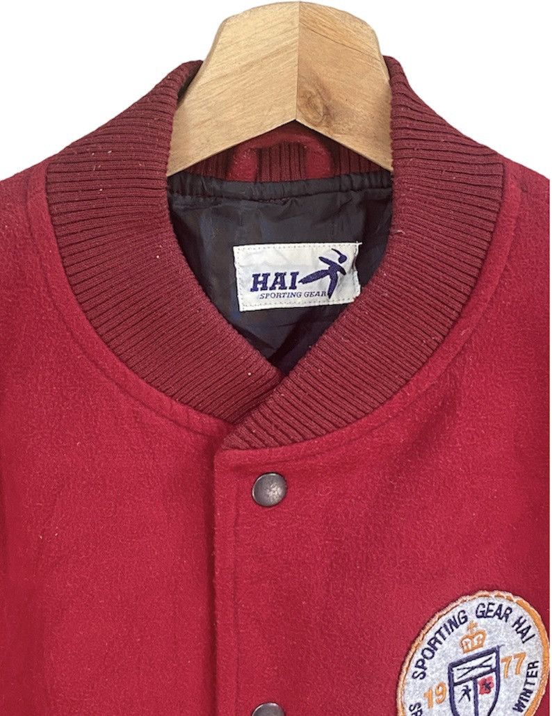 Hai Sporting Gear × Issey Miyake Issey miyake Hai sporting gear embroidered varsity jacket Size US S / EU 44-46 / 1 - 7 Thumbnail