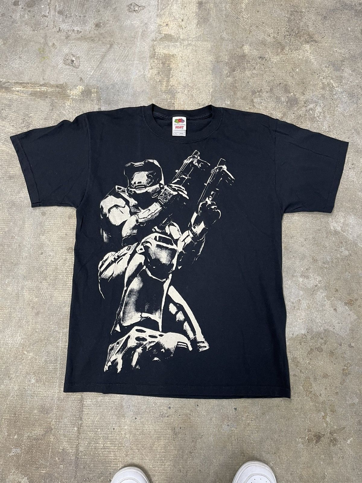 Vintage 2007 Halo 3 Big Print Video Game Promo Tee