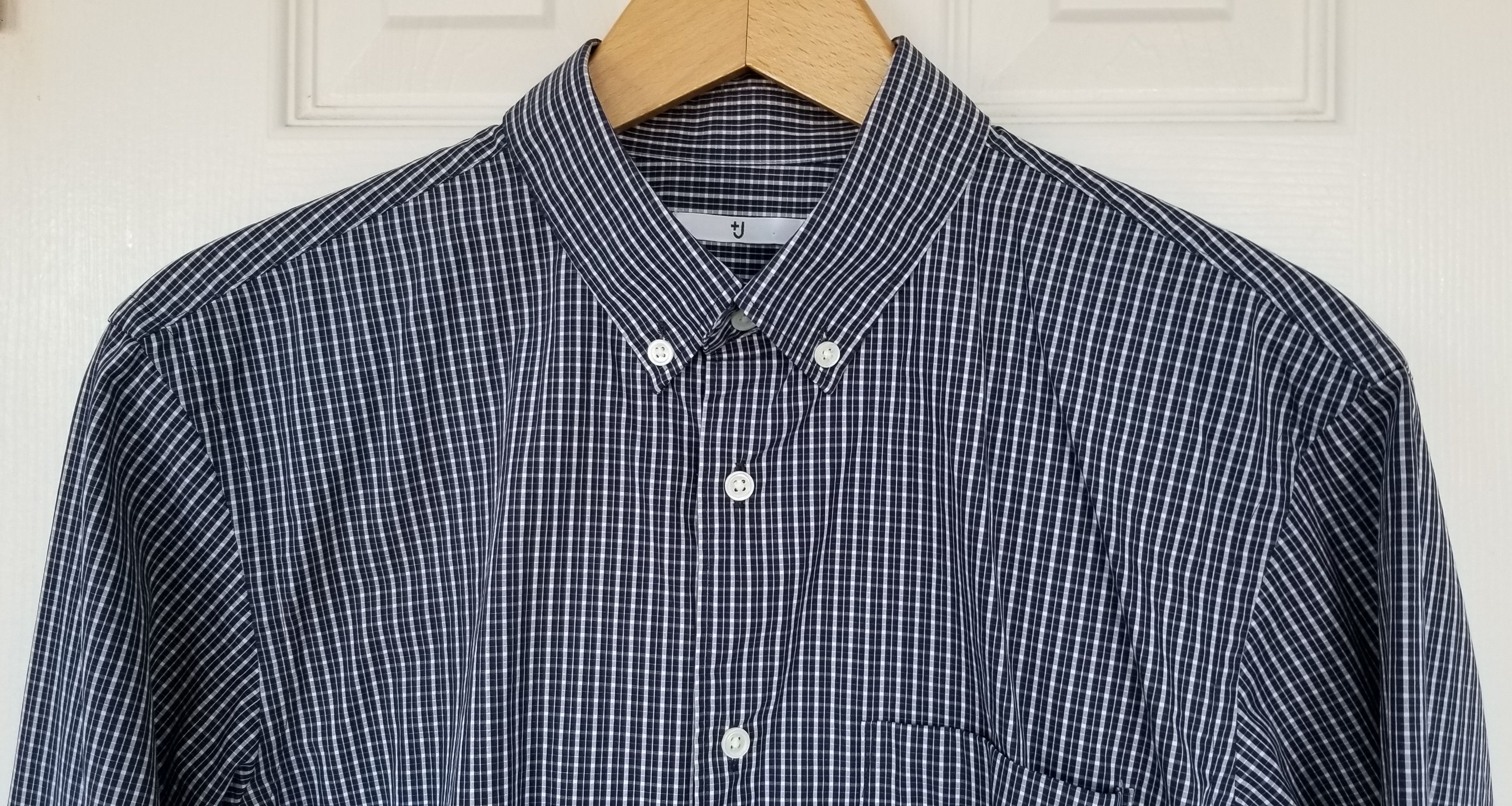 Jil Sander × Uniqlo Uniqlo +J Blue Plaid Button Up Shirt Jil Sander Size US S / EU 44-46 / 1 - 1 Thumbnail