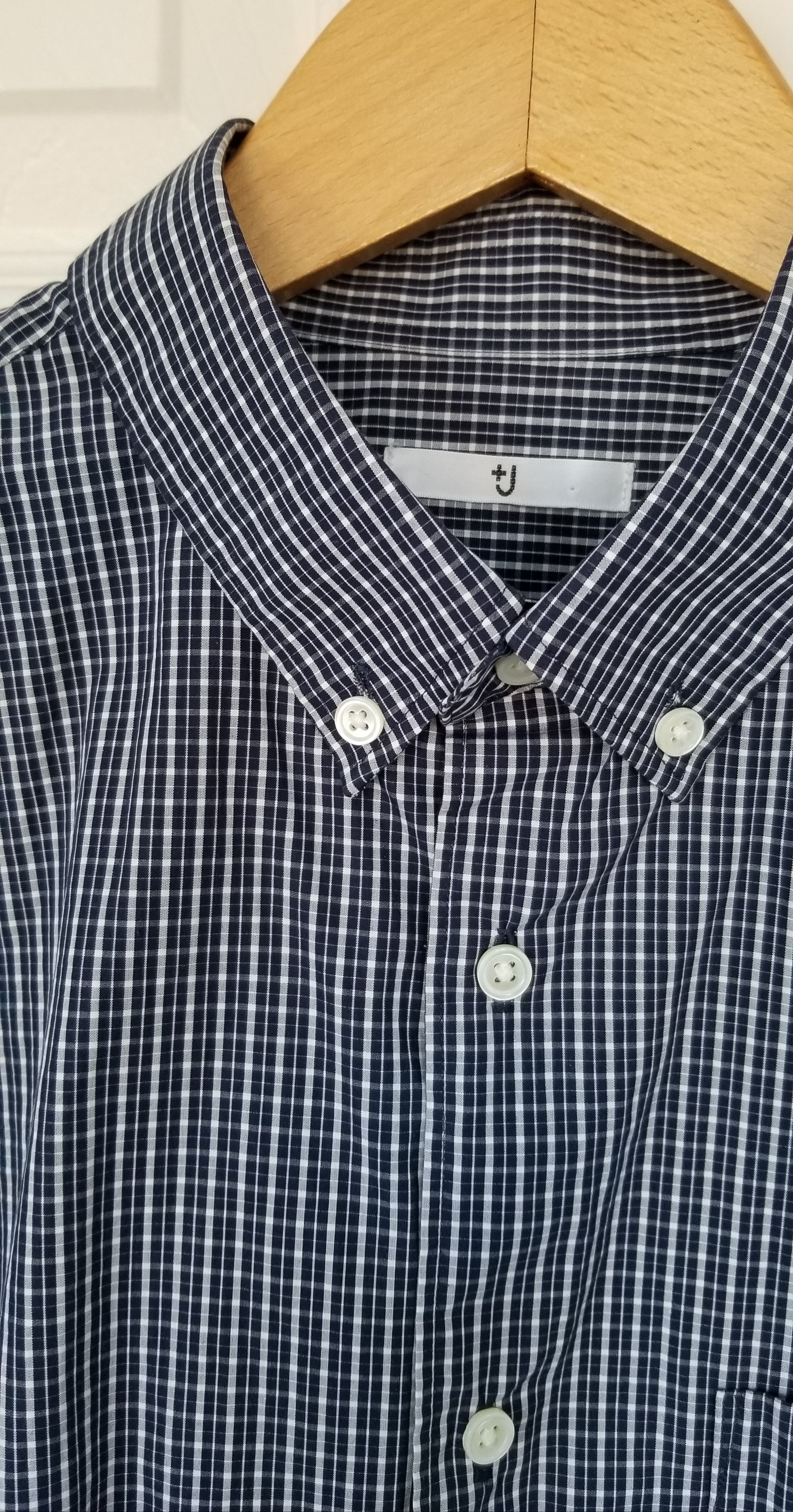 Jil Sander × Uniqlo Uniqlo +J Blue Plaid Button Up Shirt Jil Sander Size US S / EU 44-46 / 1 - 4 Thumbnail
