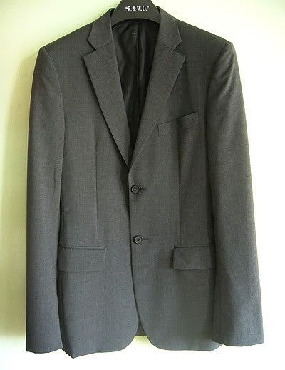 Jil Sander Jil Sander by Raf Simons Wool Grey 2 Button Suit Small 44 Size 36R - 1 Thumbnail