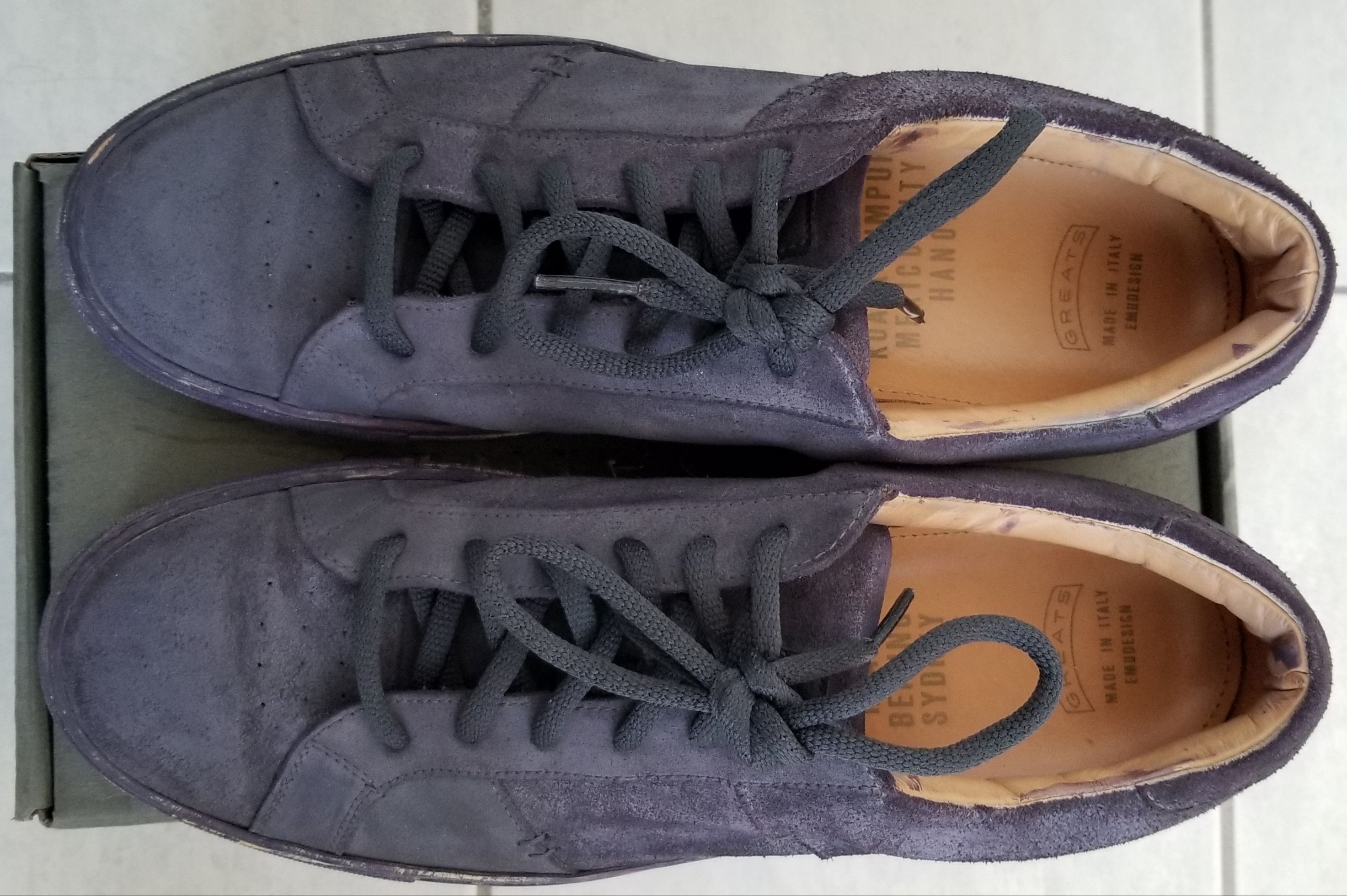 Greats GREATS Brooklyn Custom Drkshdw Purple Sneakers Lanvin 10 Size US 10 / EU 43 - 3 Thumbnail