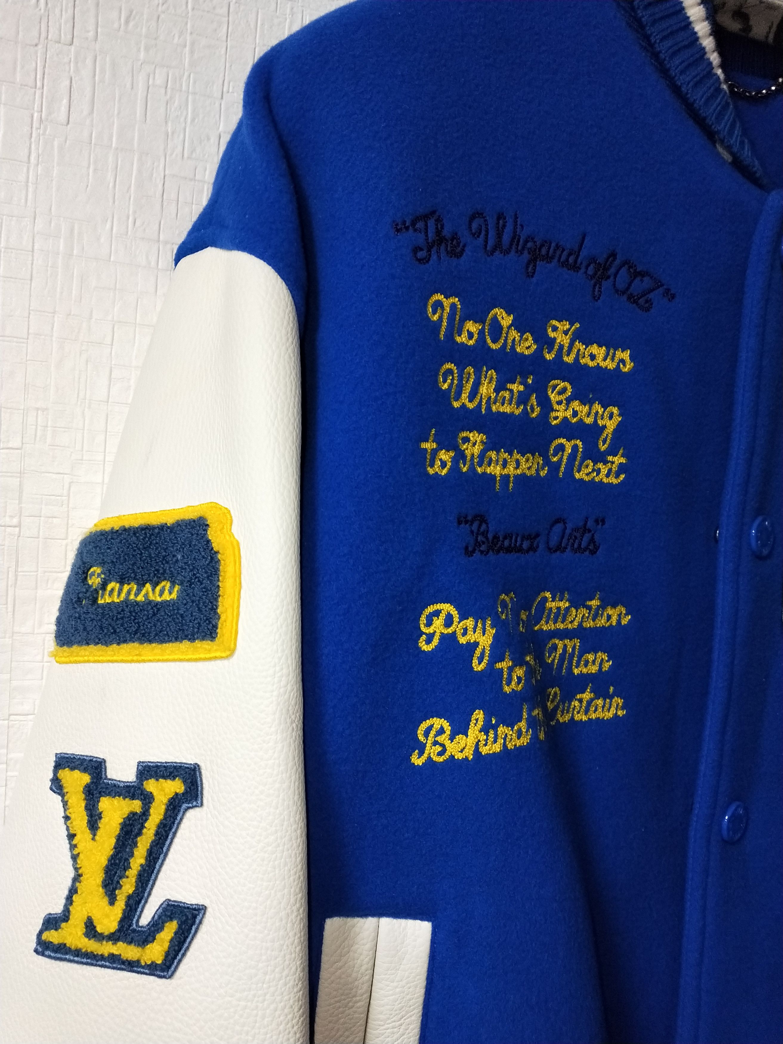 Louis Vuitton 'Wizard of Oz' Rainbow Varsity Jacket Louis Vuitton Size US L / EU 52-54 / 3 - 4 Thumbnail