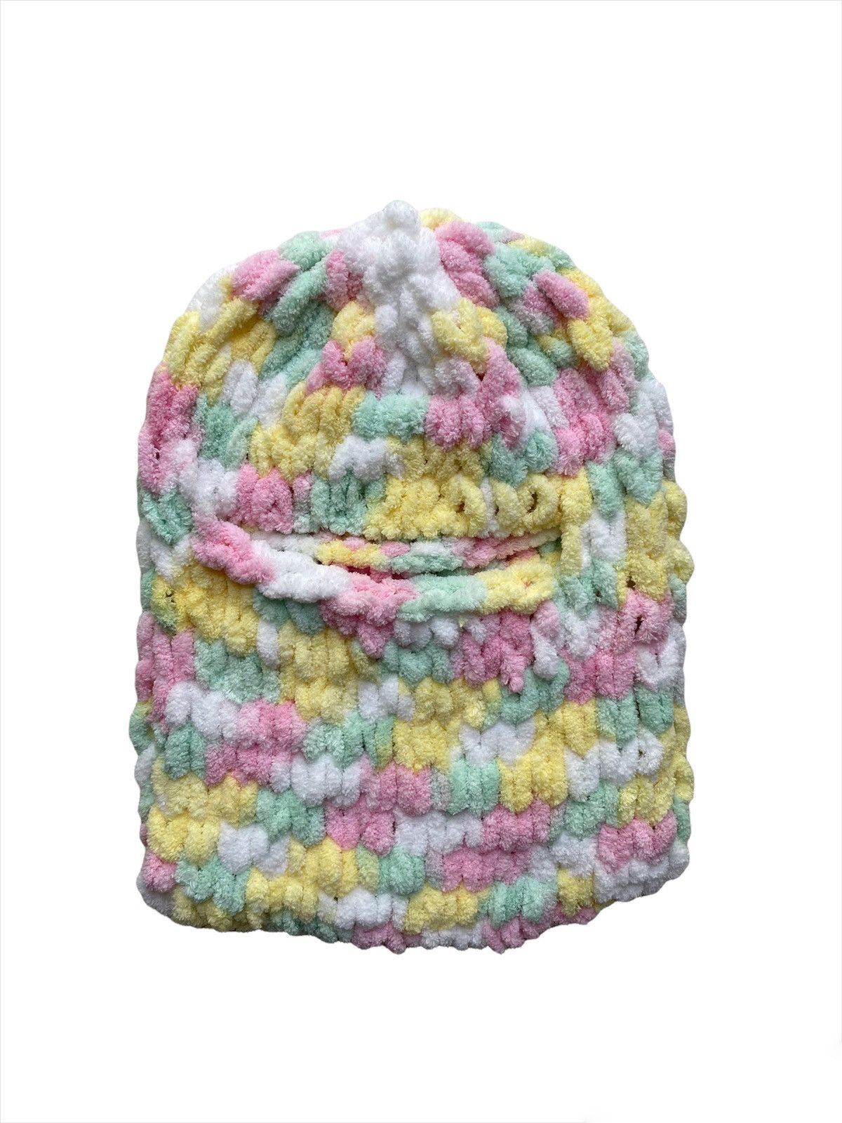 Handmade Handmade Fluffy Knitted Balaclava Bunny Style Size ONE SIZE - 2 Thumbnail
