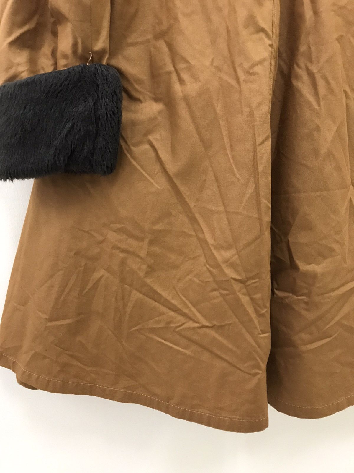 Balenciaga 🔥 Balengiaca Faux Fur Collar Vintage Coat 🔥 Size L / US 10 / IT 46 - 20 Thumbnail