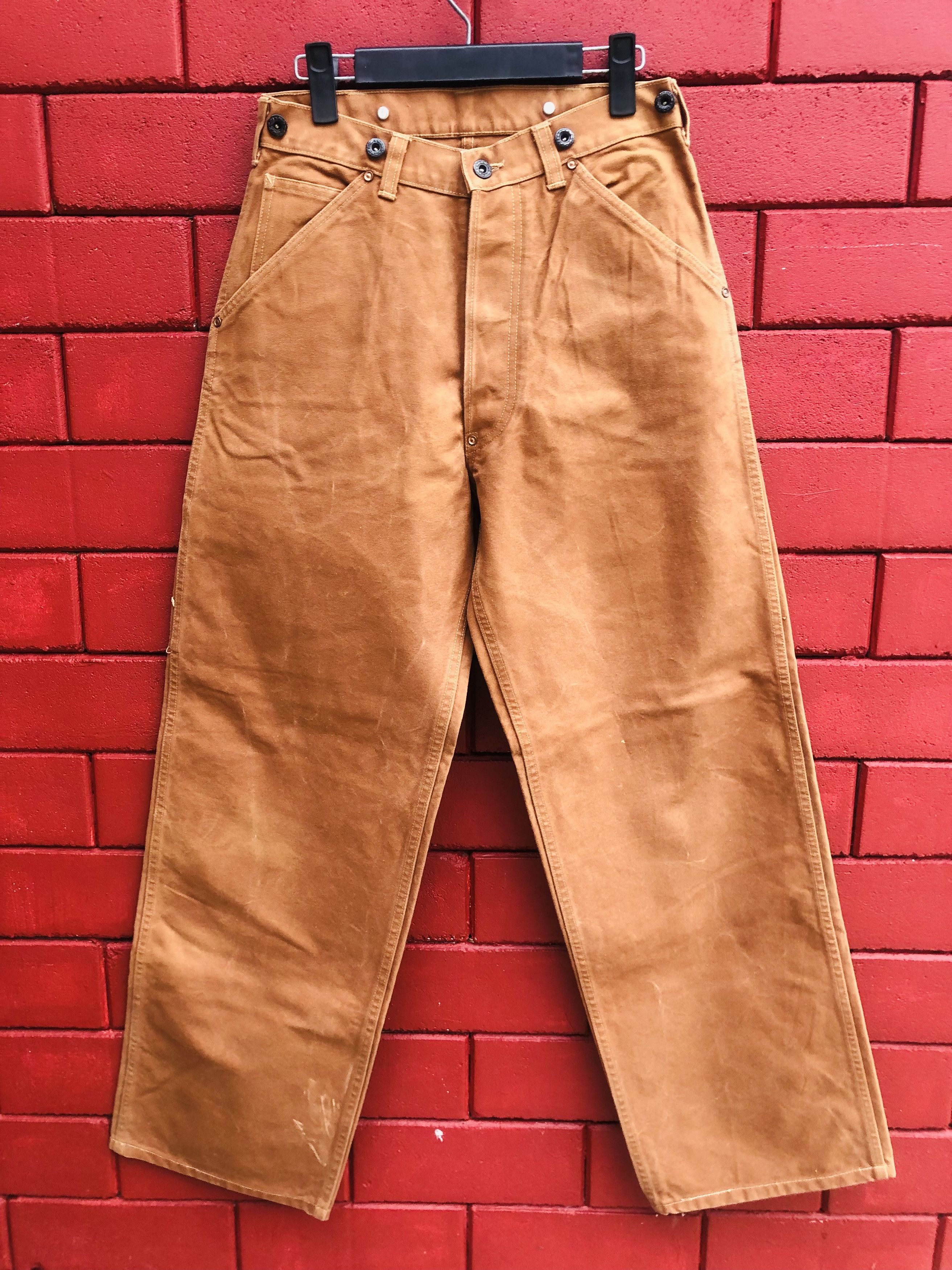 image of Sugar Cane x Vintage Sugarcane Worker Japanese Designer Fashion Style in Chocolate, Men's (Size 27)