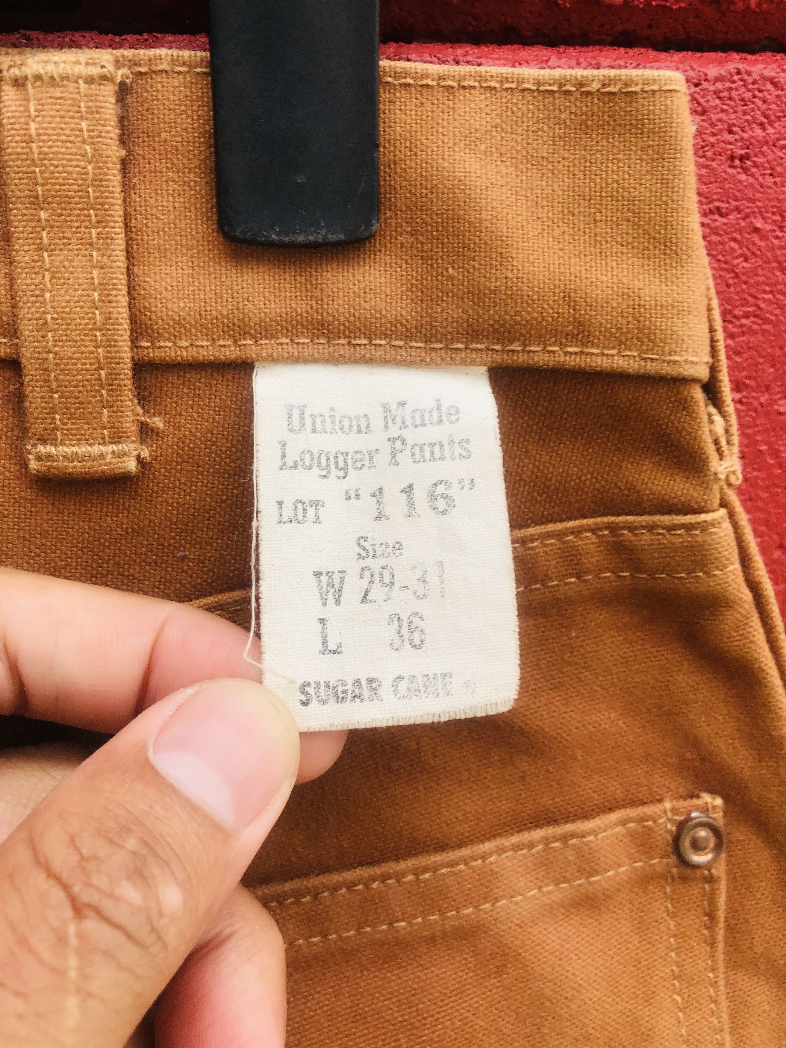 Japanese Brand Vintage Sugarcane Worker Japanese Designer Fashion Style Size US 27 - 9 Thumbnail