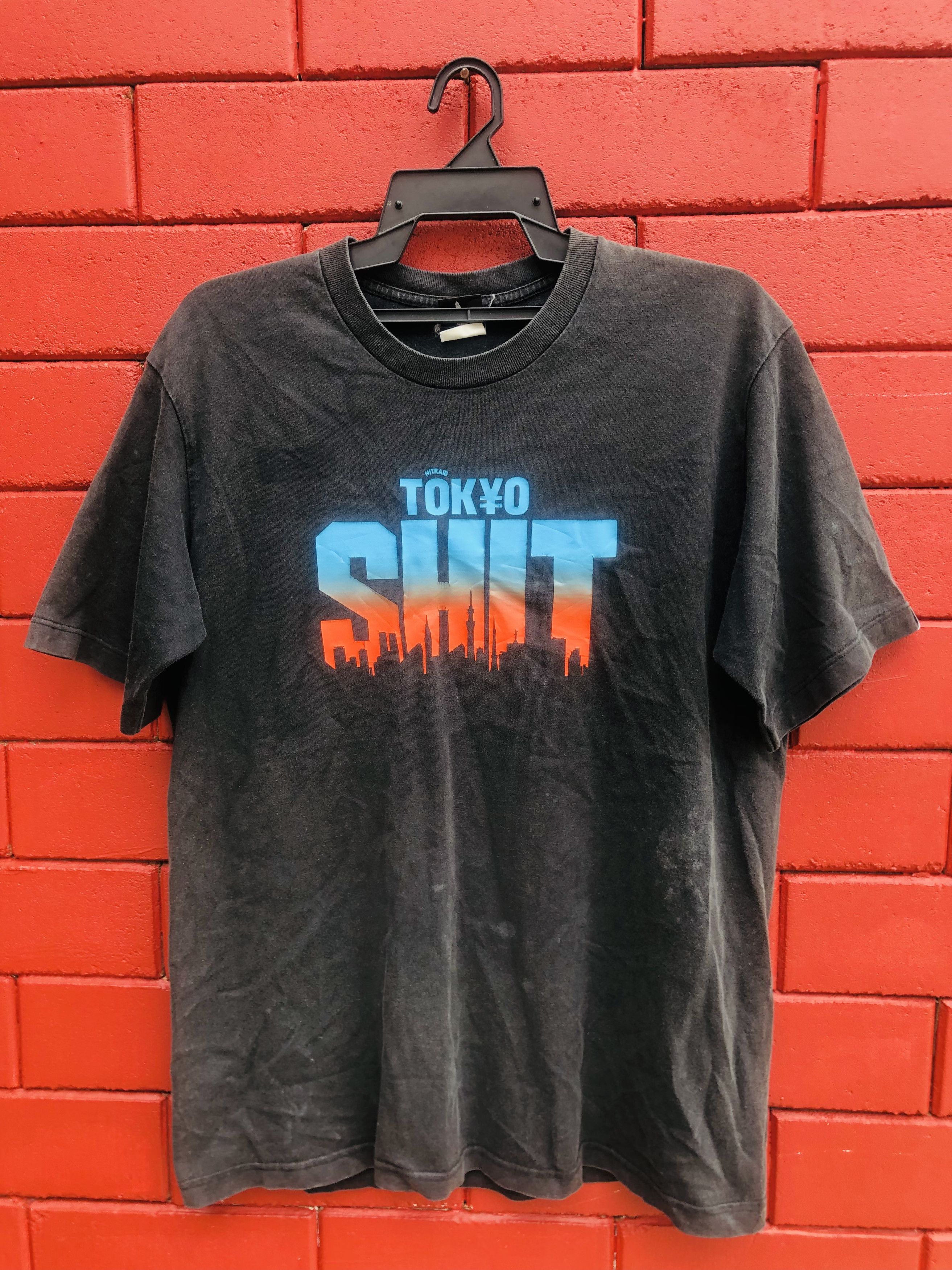 image of Nitraid Japanese Designer Fashion Style in Faded Black, Men's (Size Large)