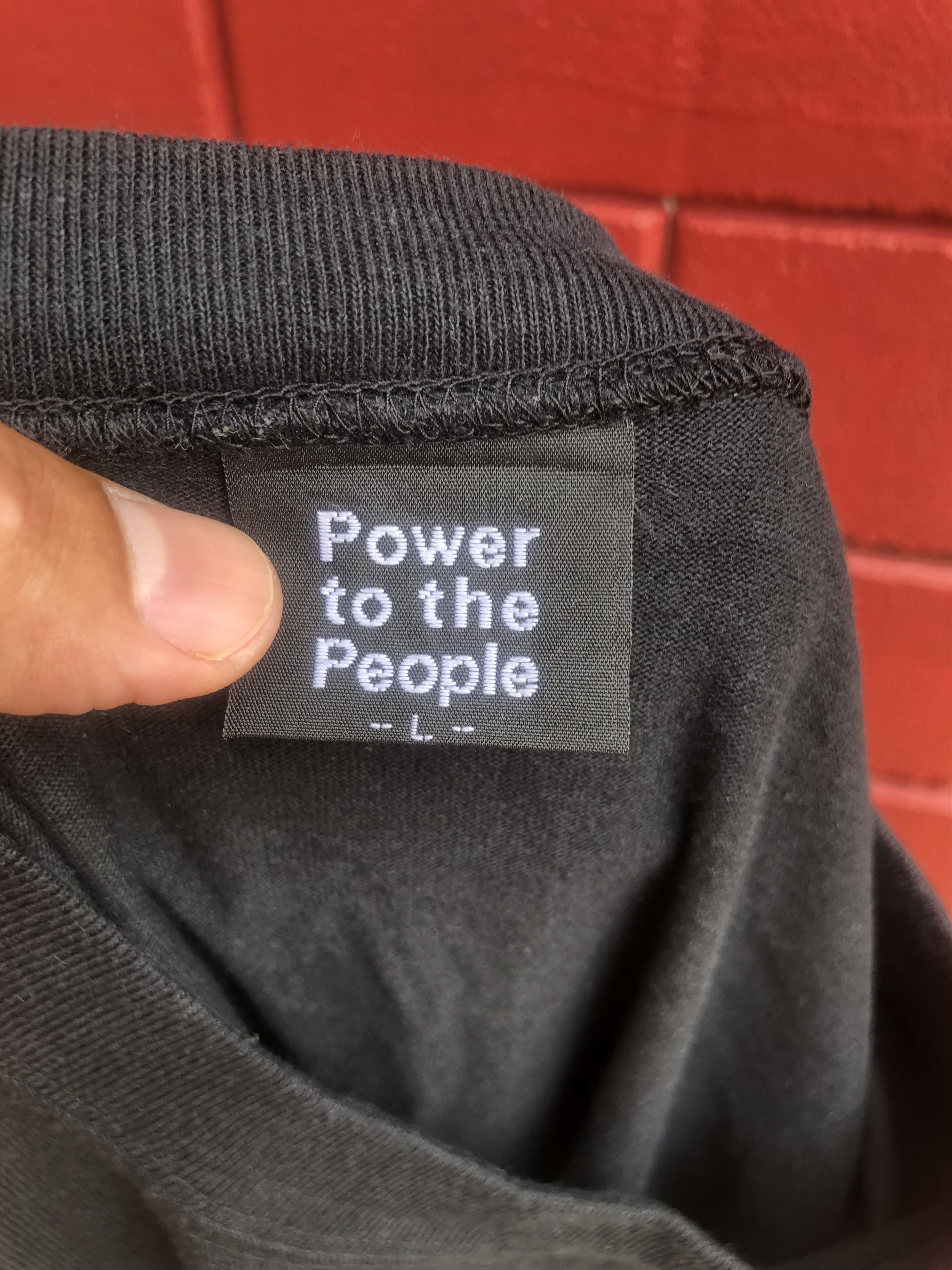 Japanese Brand × Vintage Vintage Power To The People Designer Fashion Style Size US L / EU 52-54 / 3 - 7 Thumbnail