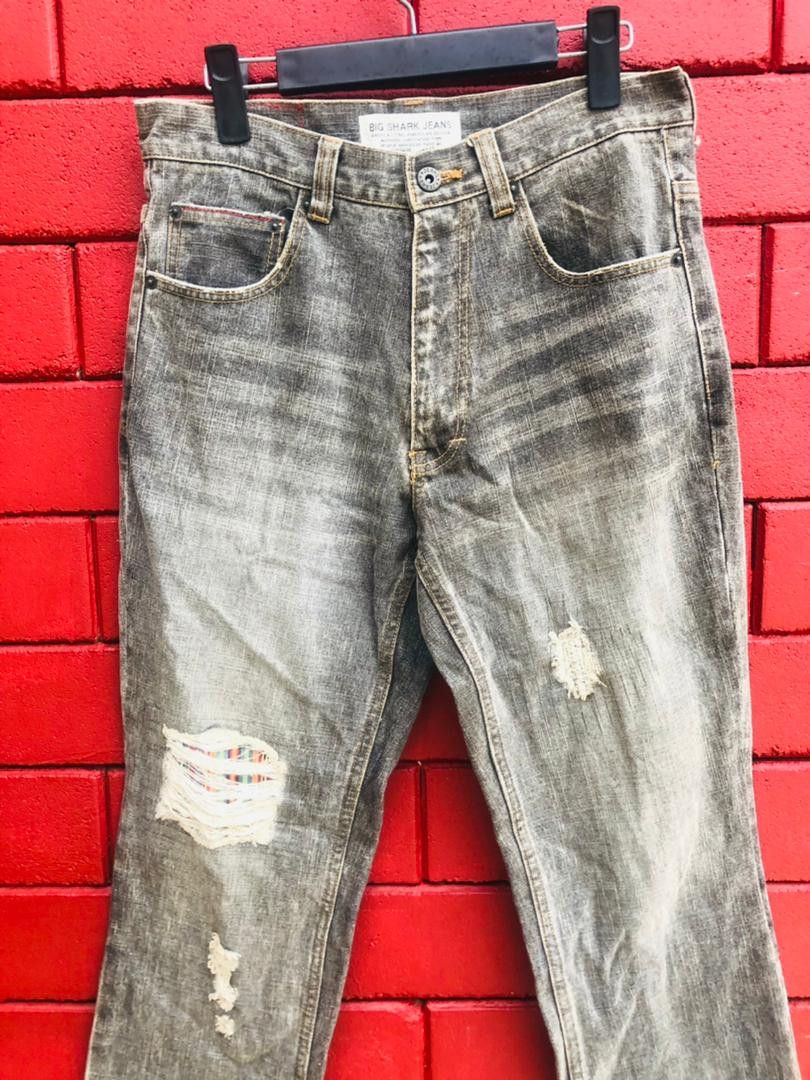 Japanese Brand Vintage Big Shark Japanese Designer fashion Style Size US 30 / EU 46 - 3 Thumbnail