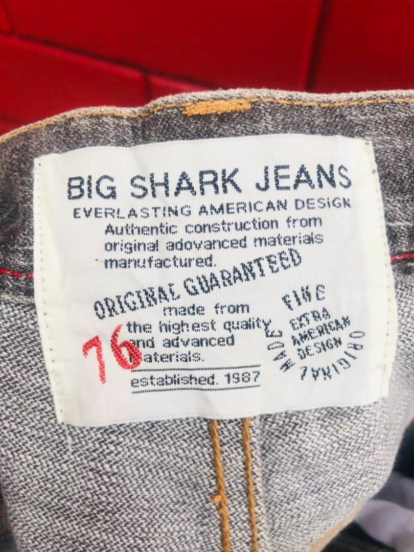 Japanese Brand Vintage Big Shark Japanese Designer fashion Style Size US 30 / EU 46 - 9 Thumbnail