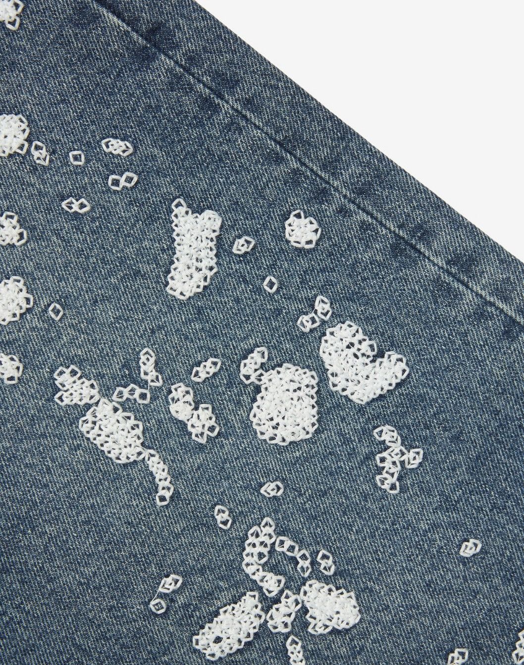 Fugazi Fugazi Chain Splatter Jeans Dark Washed Size US 32 / EU 48 - 6 Thumbnail