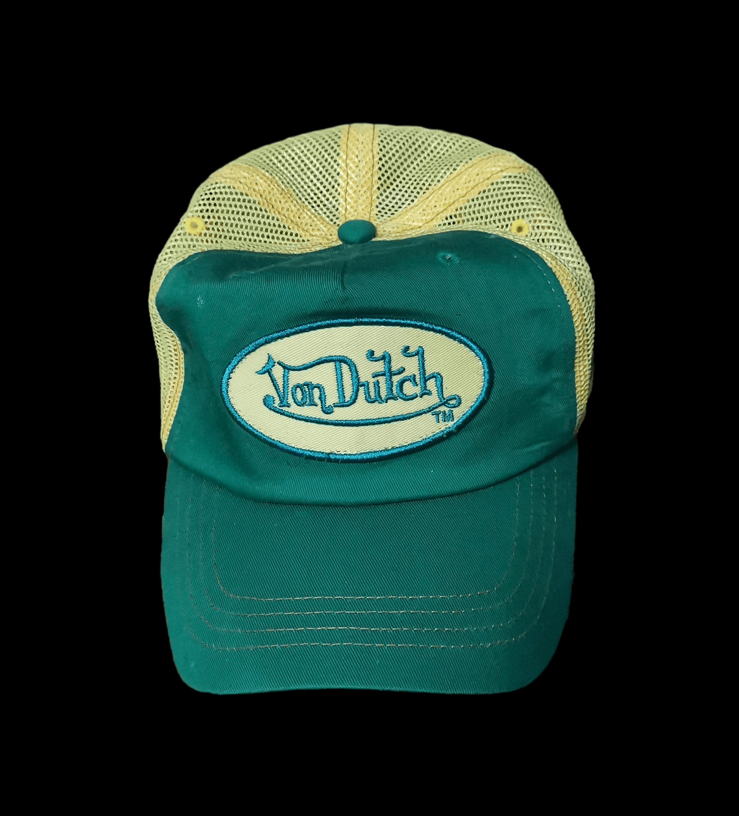 Vintage × Von Dutch Vintage Von Dutch Hats Yellow & Green - Nice Design Size ONE SIZE - 1 Thumbnail