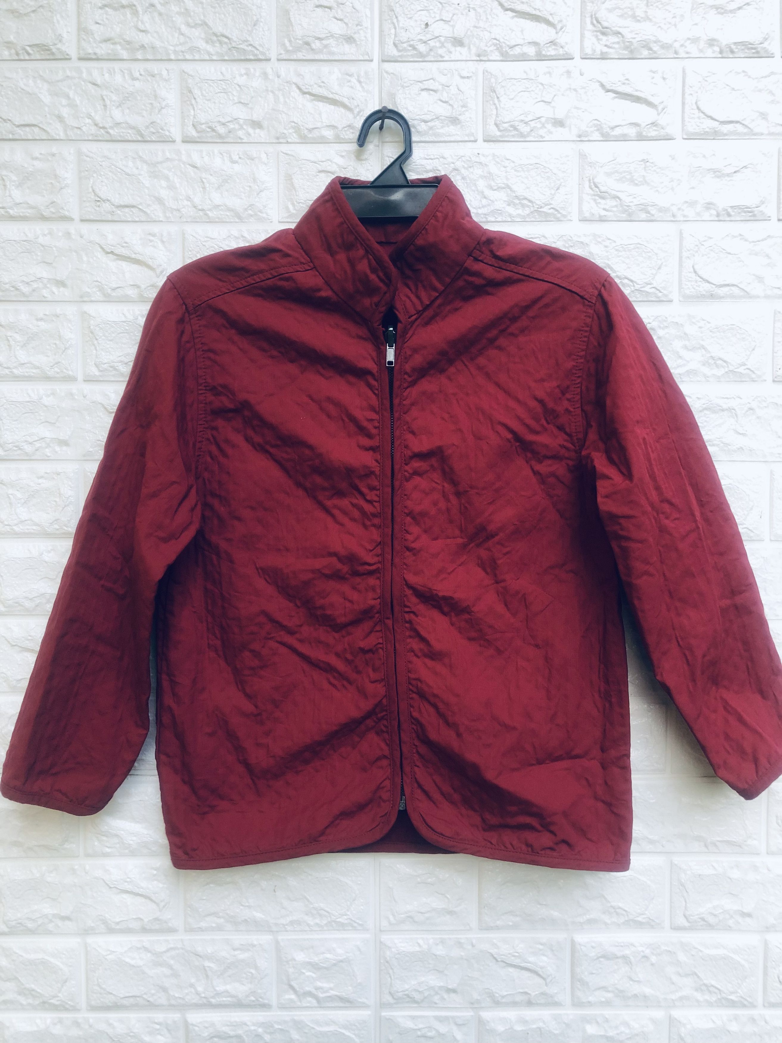 image of Burberry Japanese Designer Streetwear Fashion Style in Maroon, Men's (Size Medium)