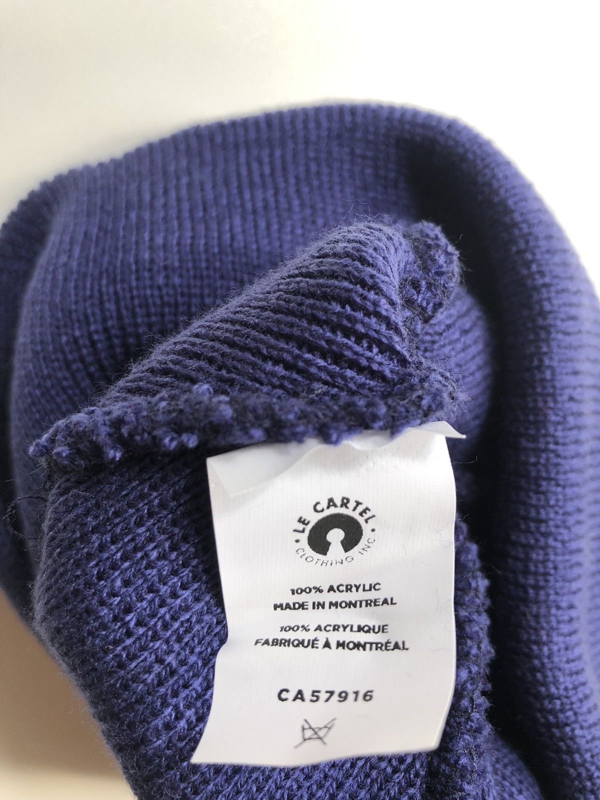 Other Le Cartel Montreal est. Beanie DARK PURPLE Size ONE SIZE - 4 Thumbnail