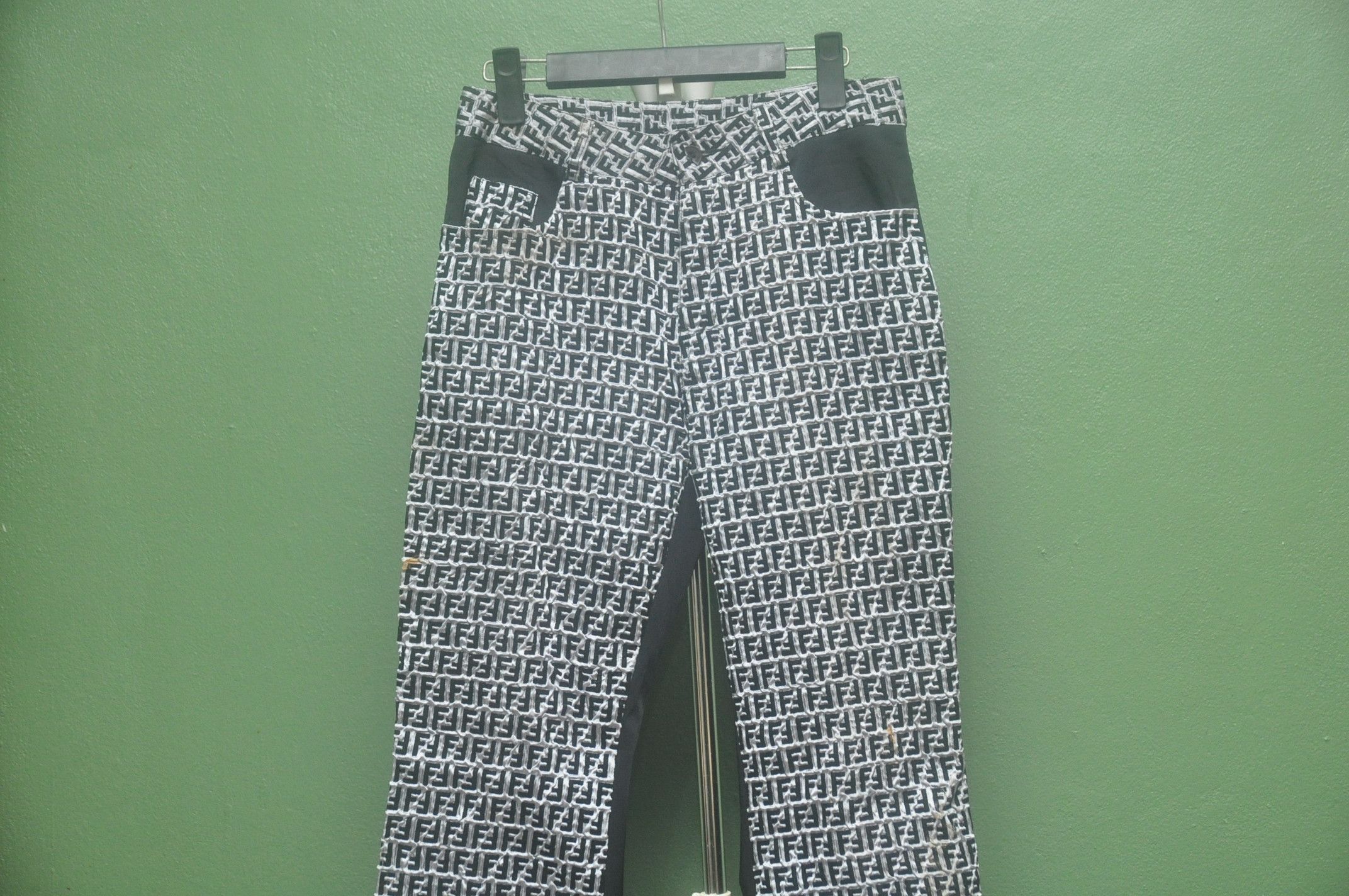 Japanese Brand × Vintage Vintage Nice Design Fullprint Pant Travis Scott Style Size US 27 - 3 Thumbnail
