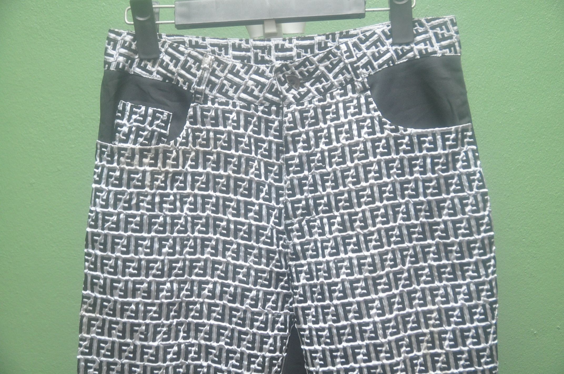 Japanese Brand × Vintage Vintage Nice Design Fullprint Pant Travis Scott Style Size US 27 - 4 Thumbnail