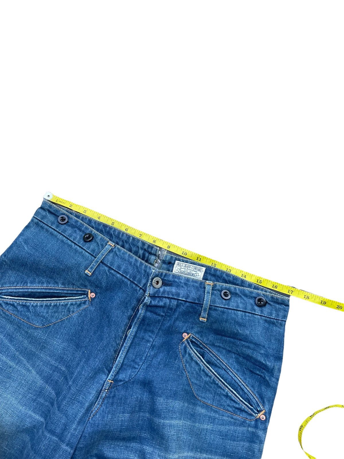Designer Vintage Polo Jeans Company Denim Size US 34 / EU 50 - 2 Thumbnail