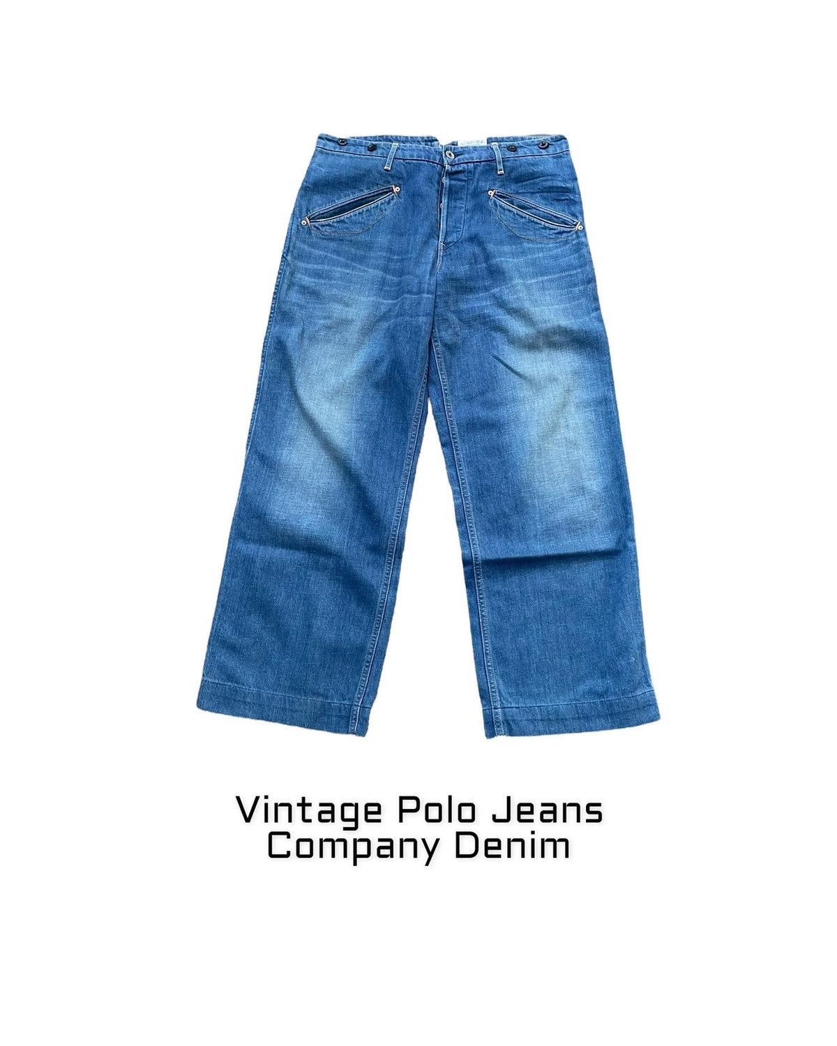Designer Vintage Polo Jeans Company Denim Size US 34 / EU 50 - 1 Thumbnail