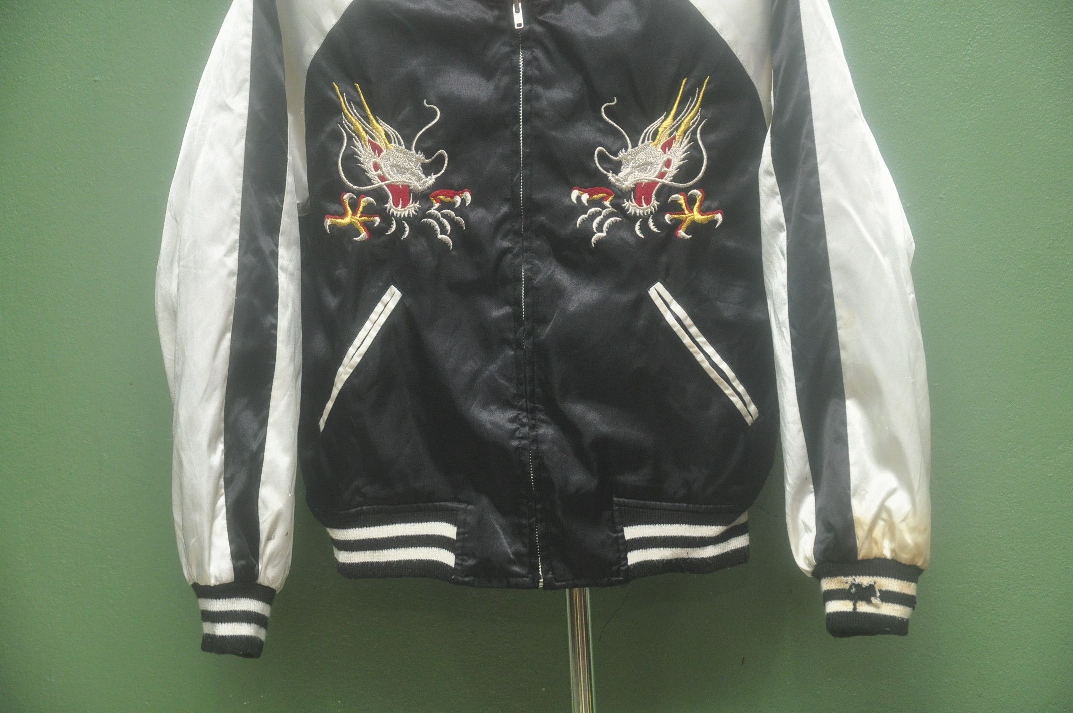 Designer × Japanese Brand Vintage Sukajan Eagle Fight Dragon Black Colour Yakuza Size US S / EU 44-46 / 1 - 5 Thumbnail