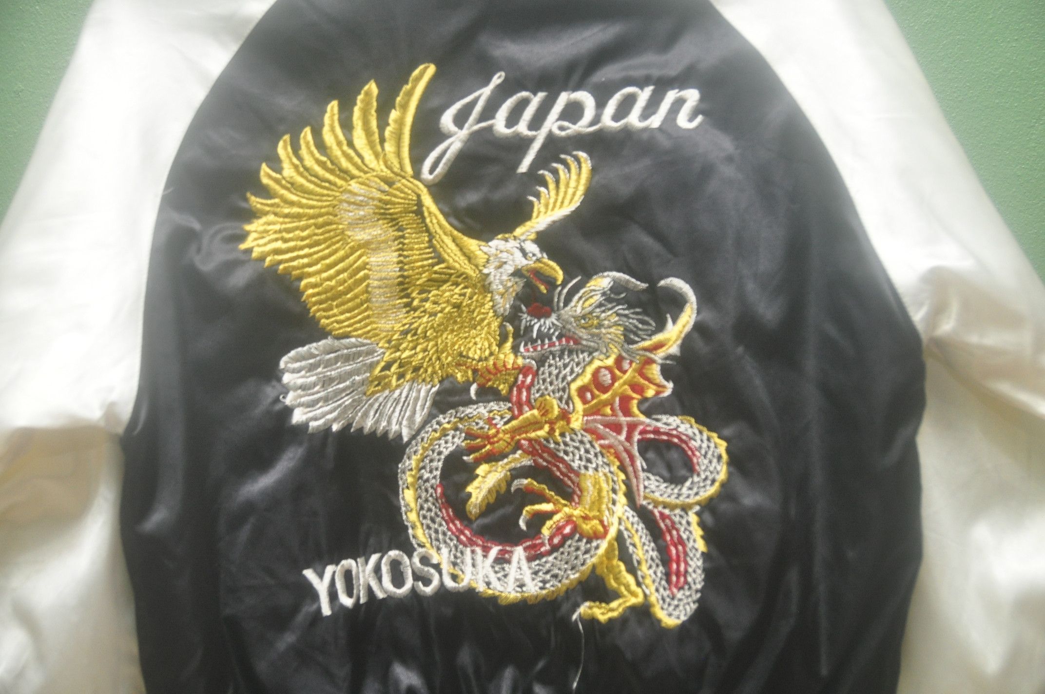 Designer × Japanese Brand Vintage Sukajan Eagle Fight Dragon Black Colour Yakuza Size US S / EU 44-46 / 1 - 3 Thumbnail
