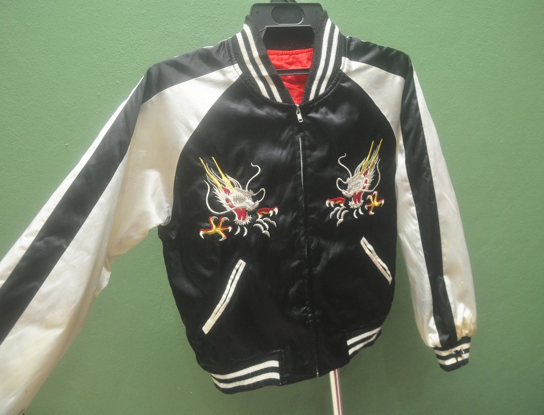 Designer × Japanese Brand Vintage Sukajan Eagle Fight Dragon Black Colour Yakuza Size US S / EU 44-46 / 1 - 6 Thumbnail