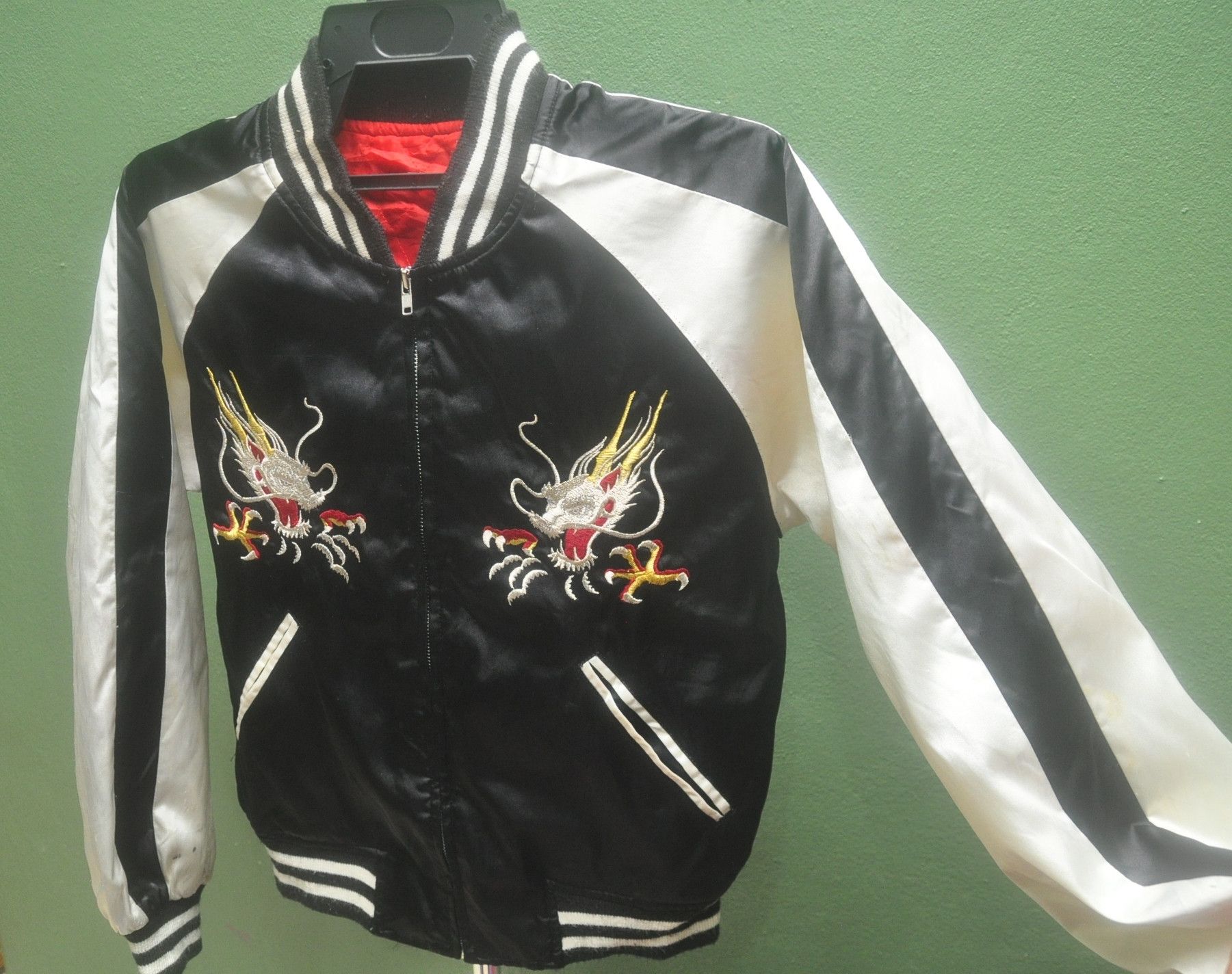 Designer × Japanese Brand Vintage Sukajan Eagle Fight Dragon Black Colour Yakuza Size US S / EU 44-46 / 1 - 7 Thumbnail
