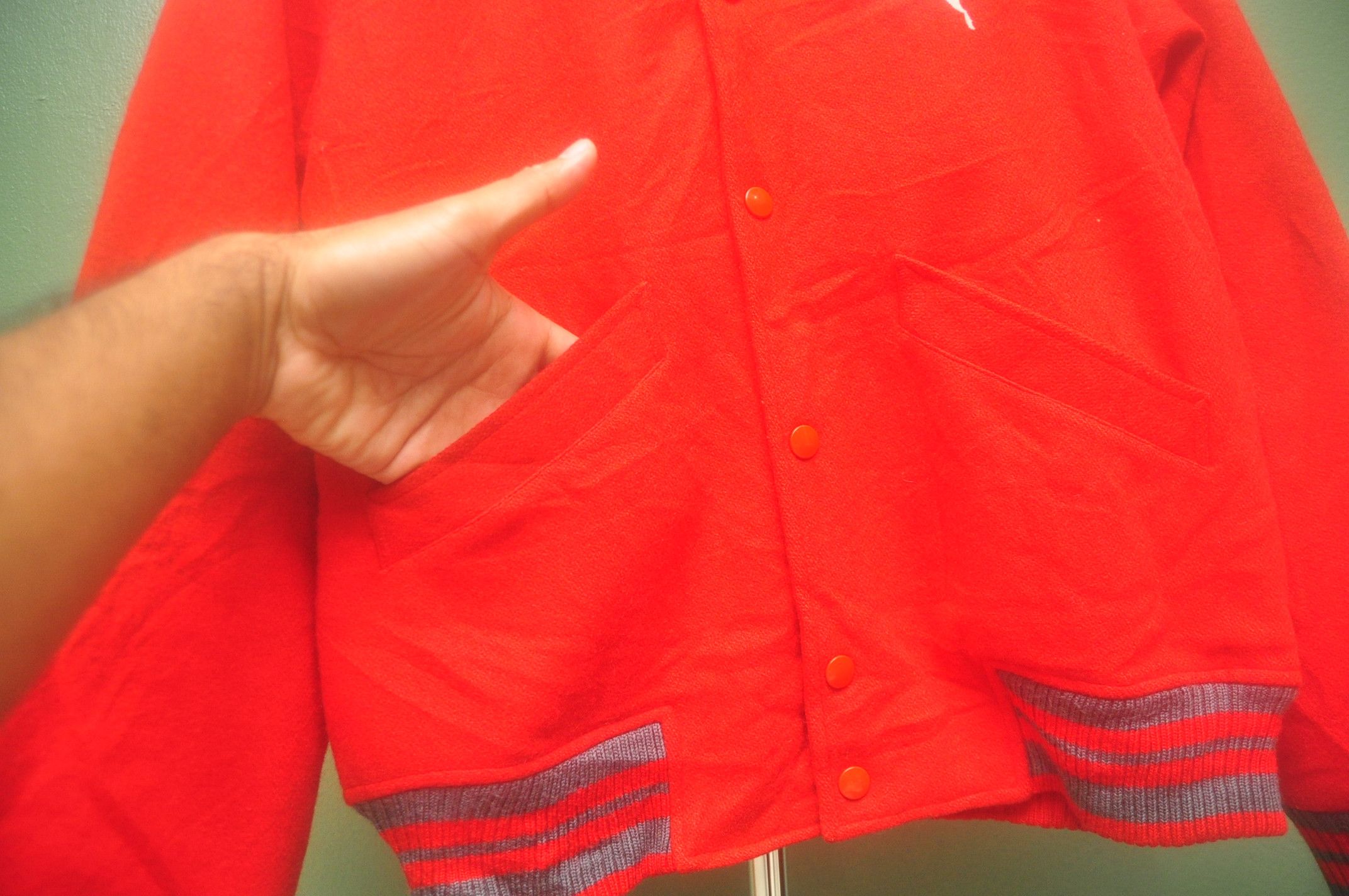 Puma Vintage Puma 80s 90s Red Colour Jacket Travis Scott Style Size US M / EU 48-50 / 2 - 6 Thumbnail