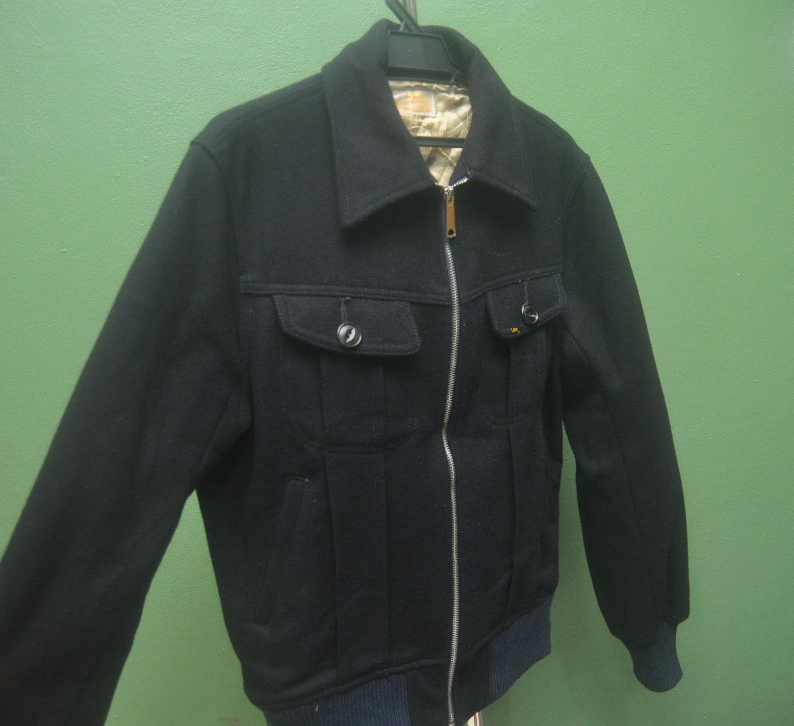 Japanese Brand × Lee Lee Military Navyu Blue Jacket Travis Scott Fashion Style Size US L / EU 52-54 / 3 - 3 Thumbnail