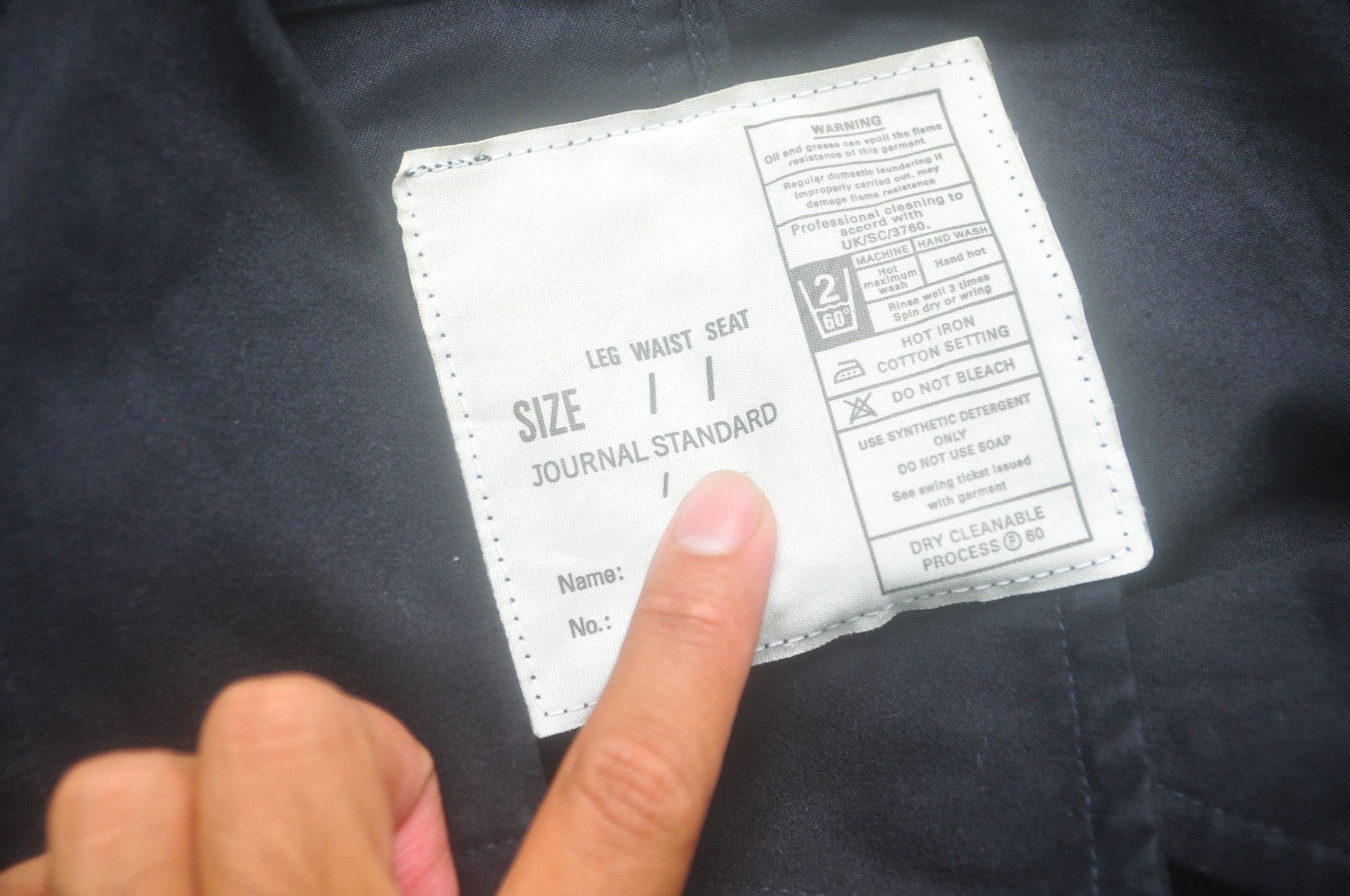 Designer × Japanese Brand × Vintage Journal Standard Distressed Black Colour Japanese Style Size US L / EU 52-54 / 3 - 7 Thumbnail
