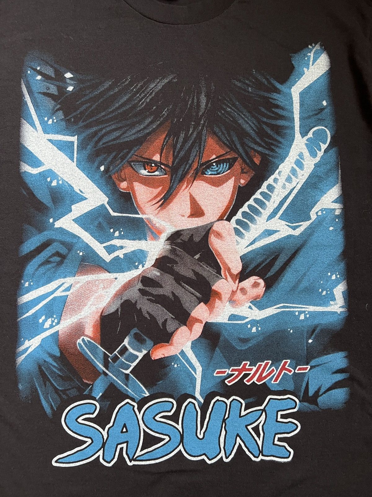 Anime Bootleg uchiha sasuke anime naruto vintage t-shirts Size US XL / EU 56 / 4 - 3 Thumbnail