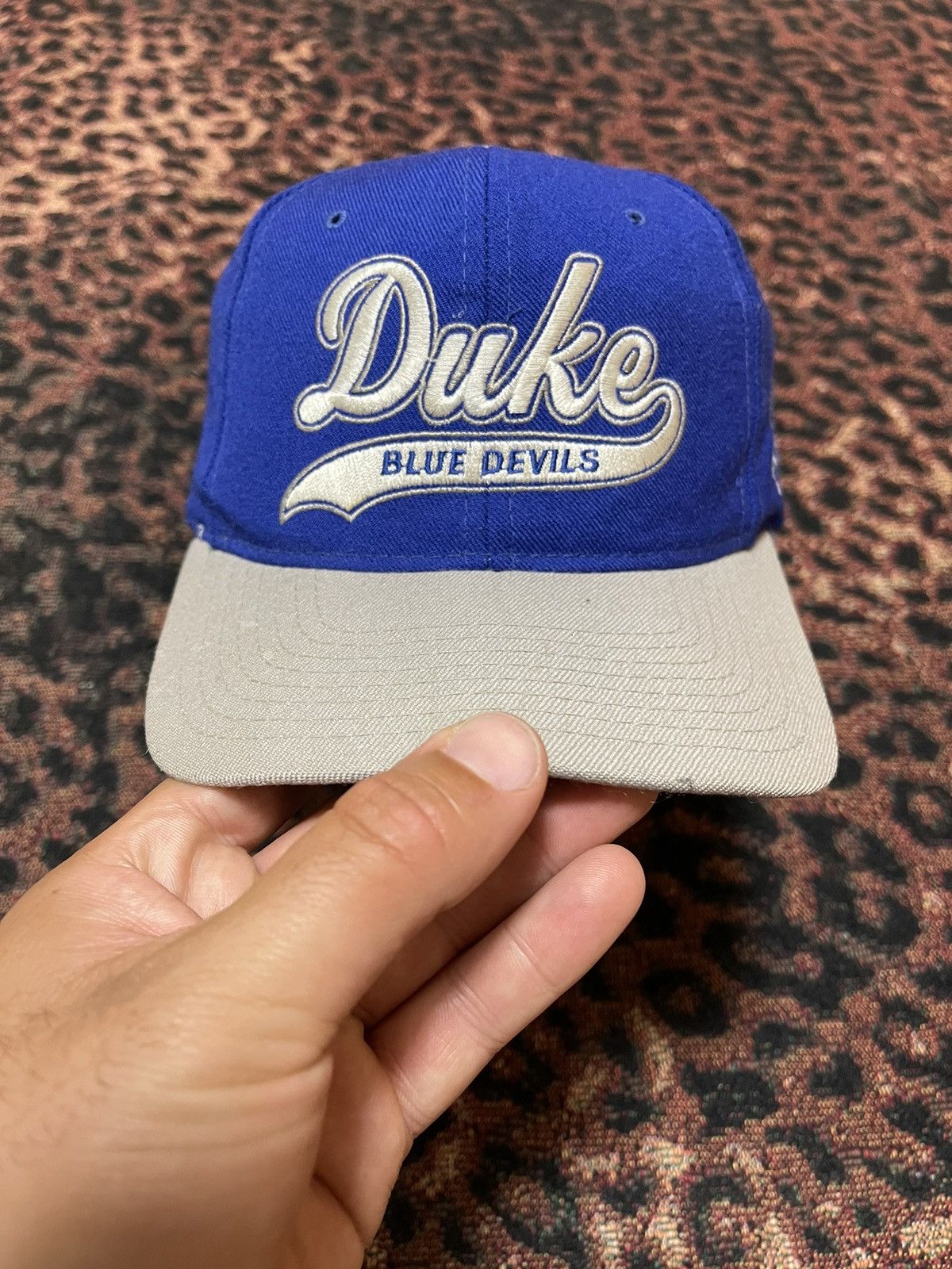Vintage Duke Blue Devils Starter Script Snapback 90s Wool