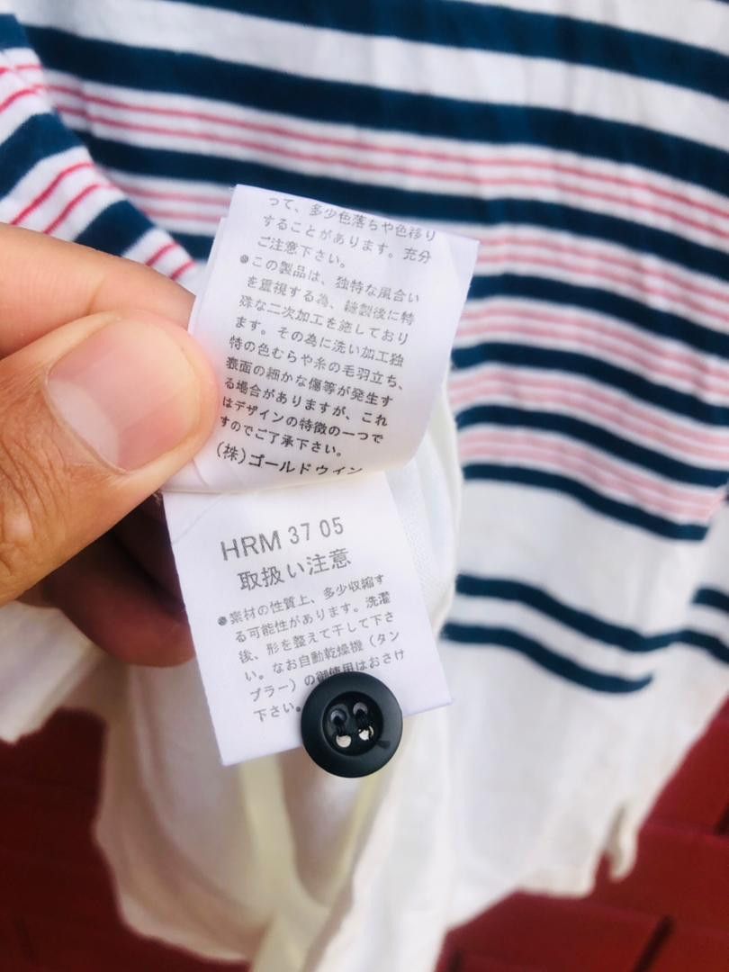 Japanese Brand × Vintage Vintage Helly Hanson Stripes Japan Designer Fashion Size US L / EU 52-54 / 3 - 8 Thumbnail
