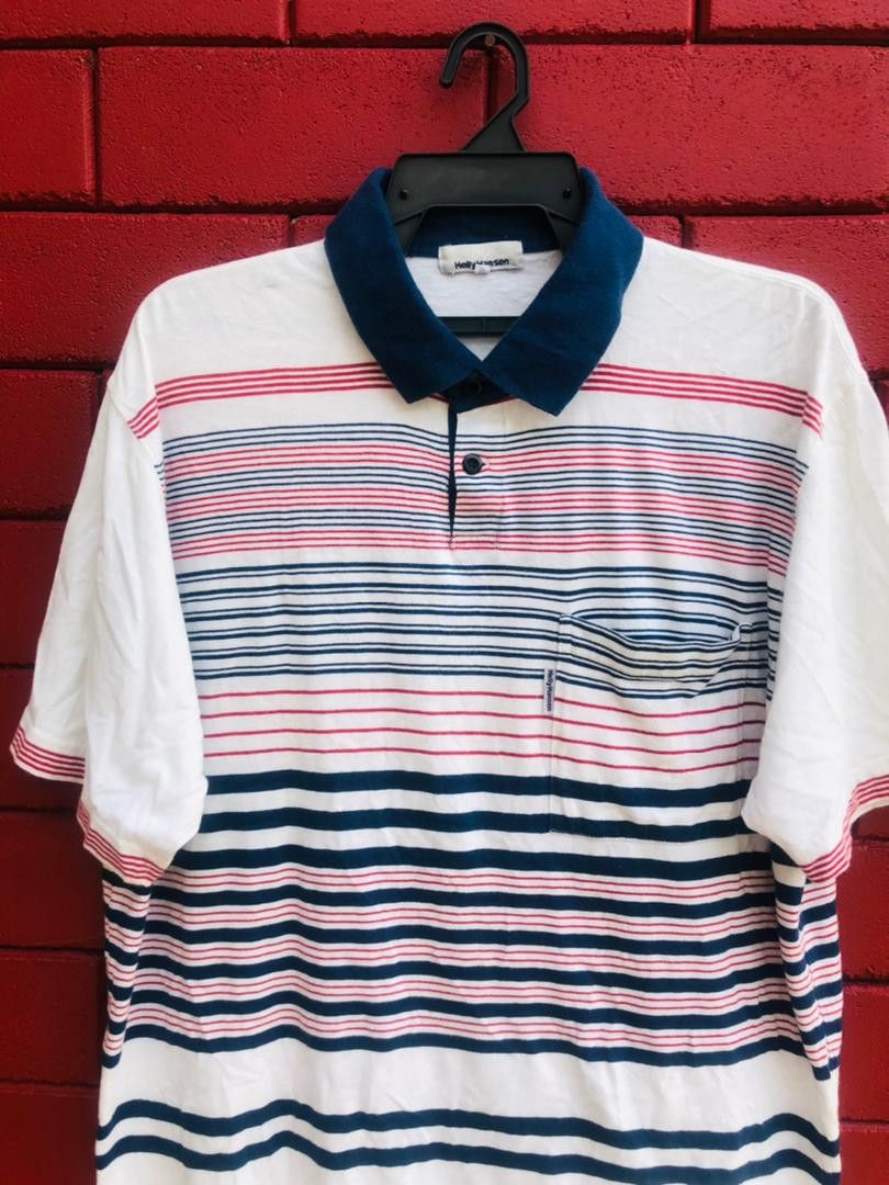 Japanese Brand × Vintage Vintage Helly Hanson Stripes Japan Designer Fashion Size US L / EU 52-54 / 3 - 3 Thumbnail