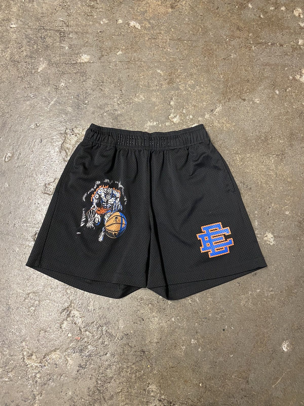 image of Warren Lotas X Eric Emmanuel Shorts in Black, Men's (Size 32)