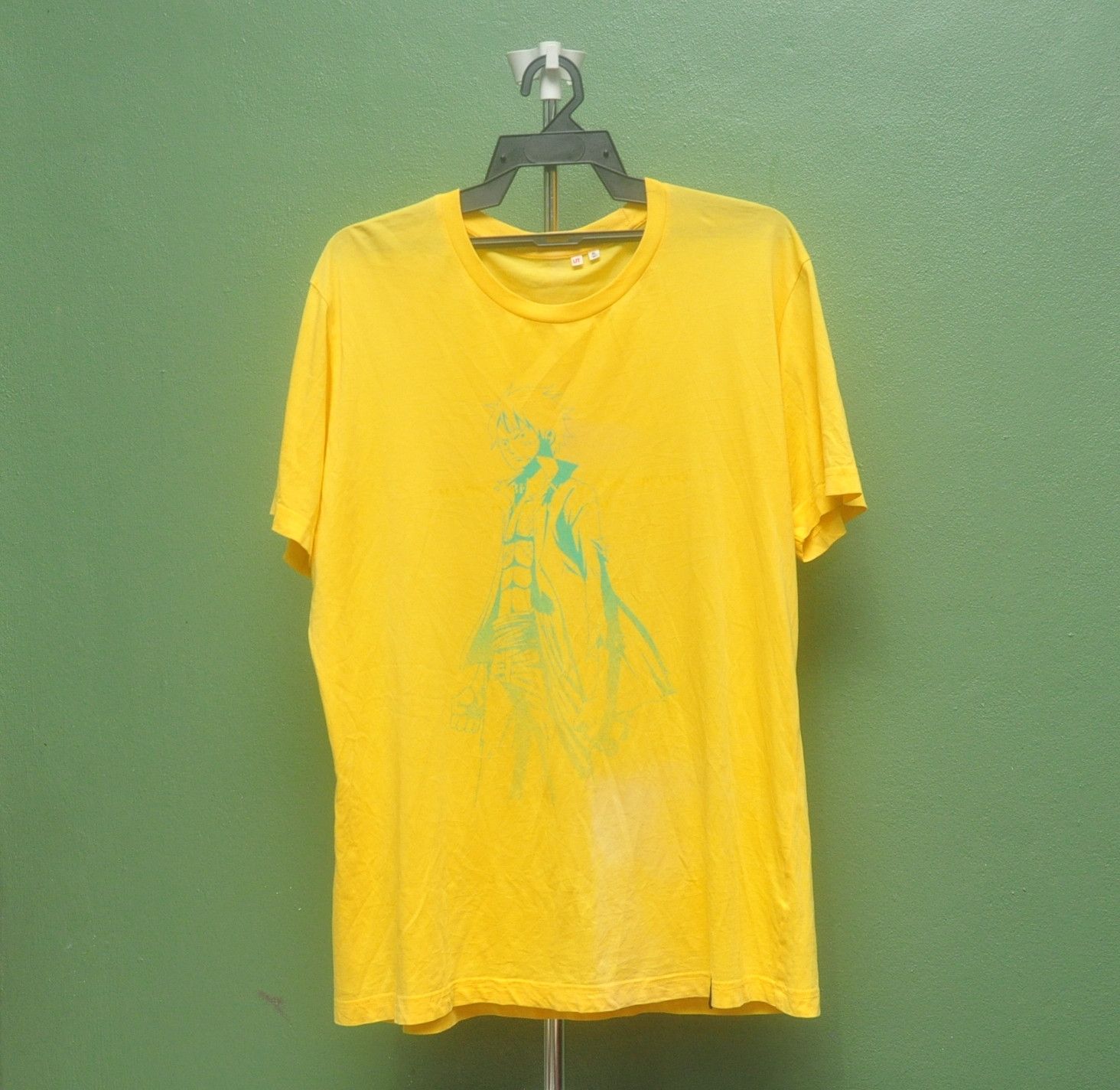 Japanese Brand Vintage One Piece Film Yellow Colour Shirt Travis Scott Size US XL / EU 56 / 4 - 1 Thumbnail