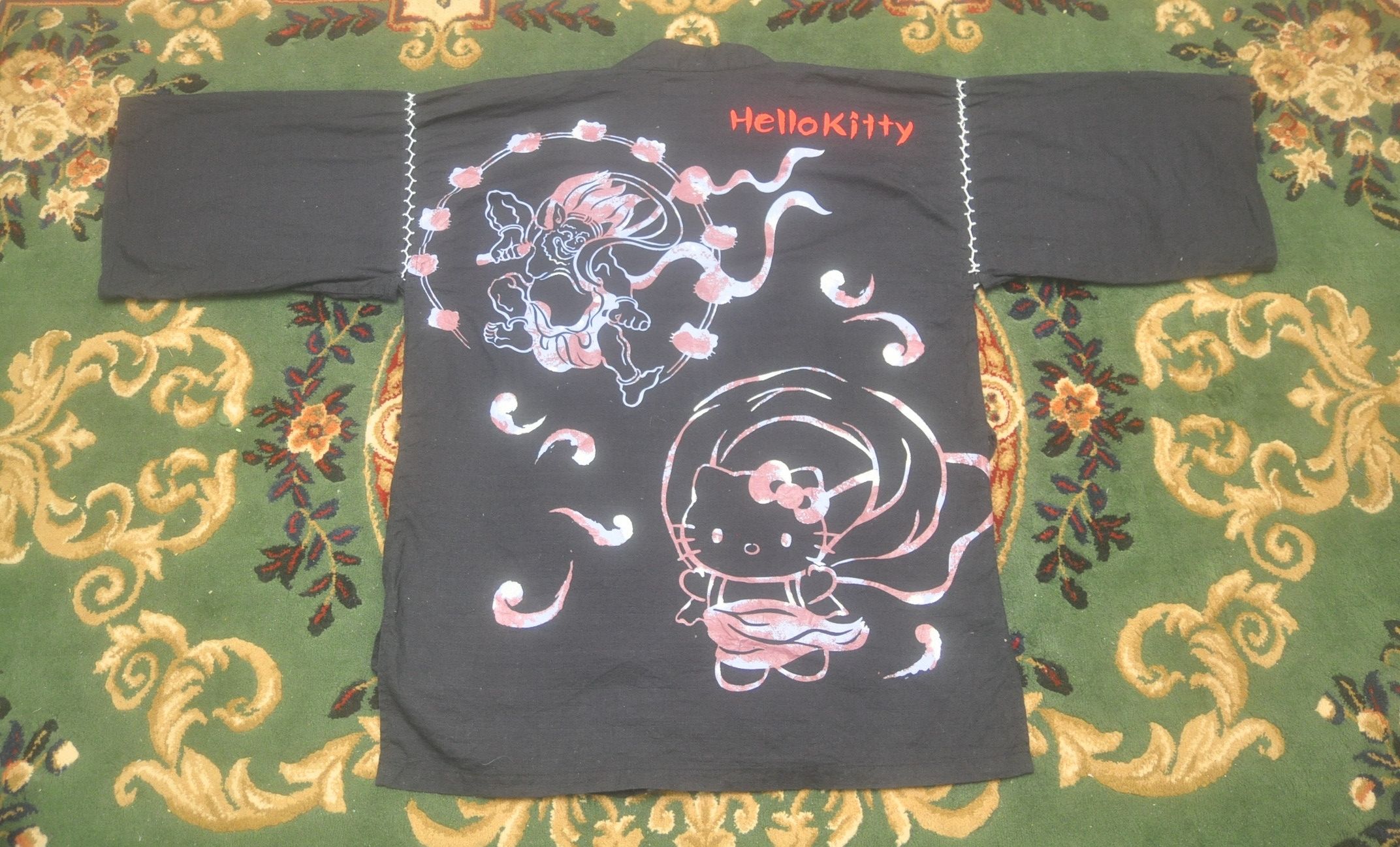 Japanese Brand Vintage Hello Kitty Japanese Tradisional Travis Scott Style Size US L / EU 52-54 / 3 - 14 Thumbnail