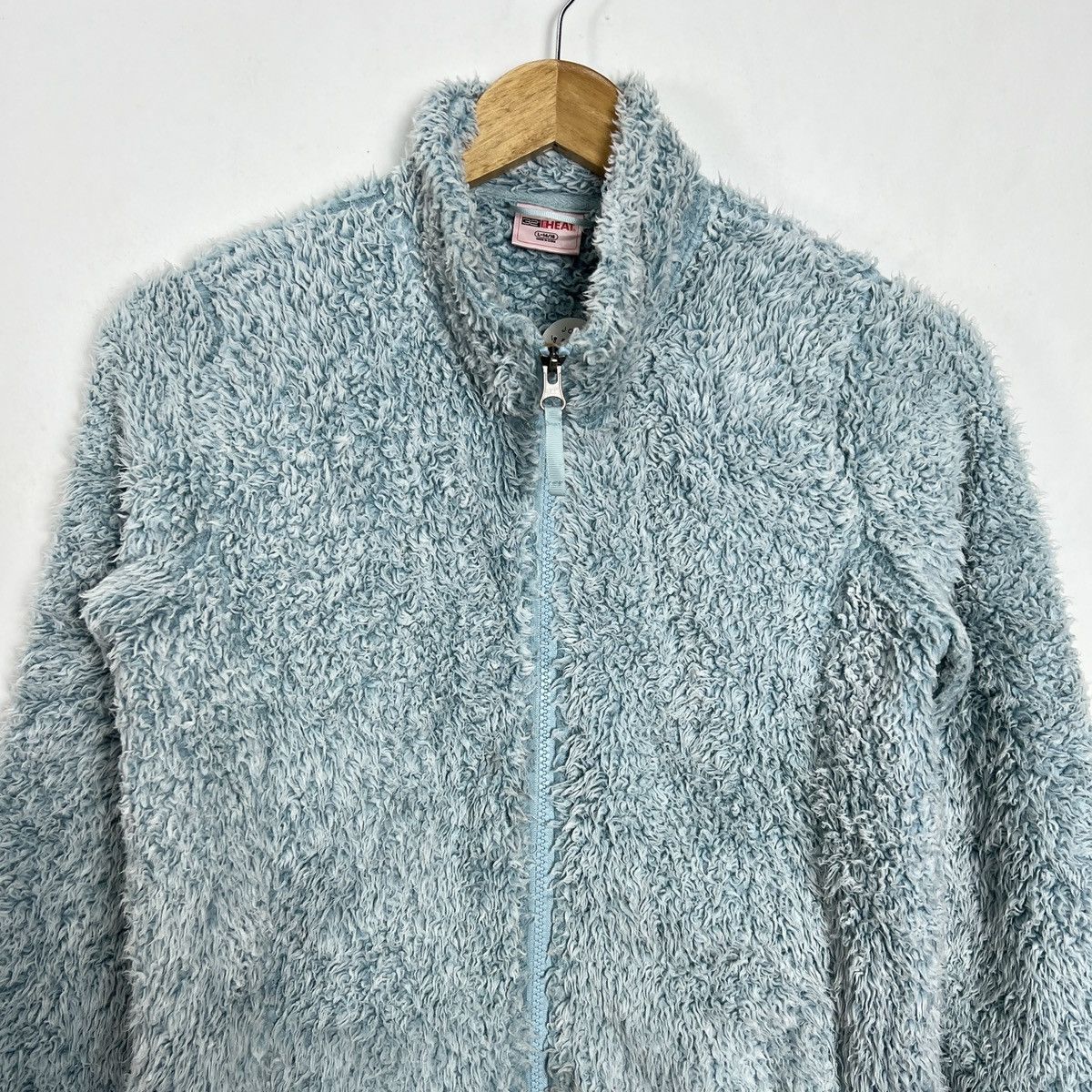 Japanese Brand Vintage Light Blue Sherpa Jacket Size S / US 4 / IT 40 - 2 Thumbnail