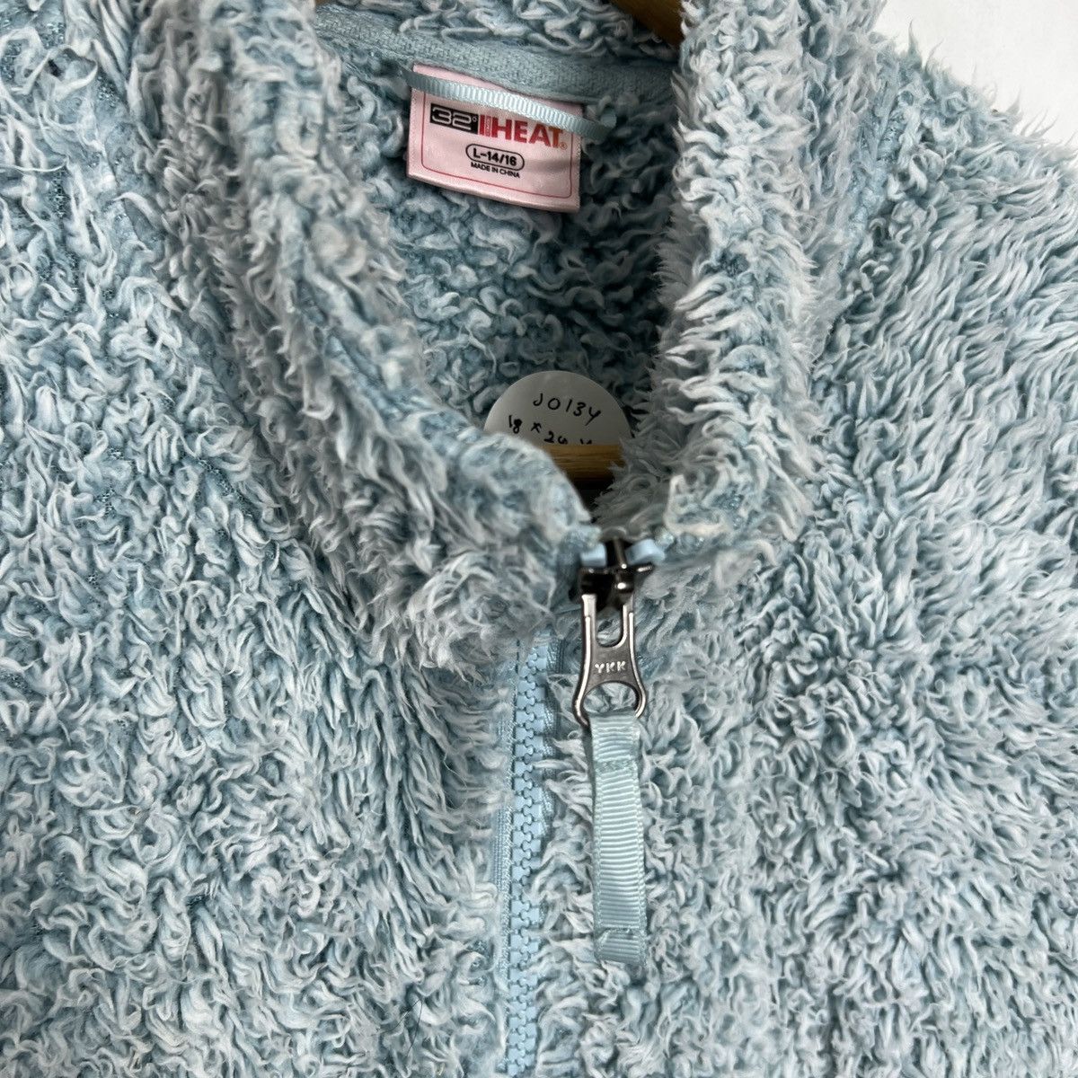 Japanese Brand Vintage Light Blue Sherpa Jacket Size S / US 4 / IT 40 - 3 Thumbnail